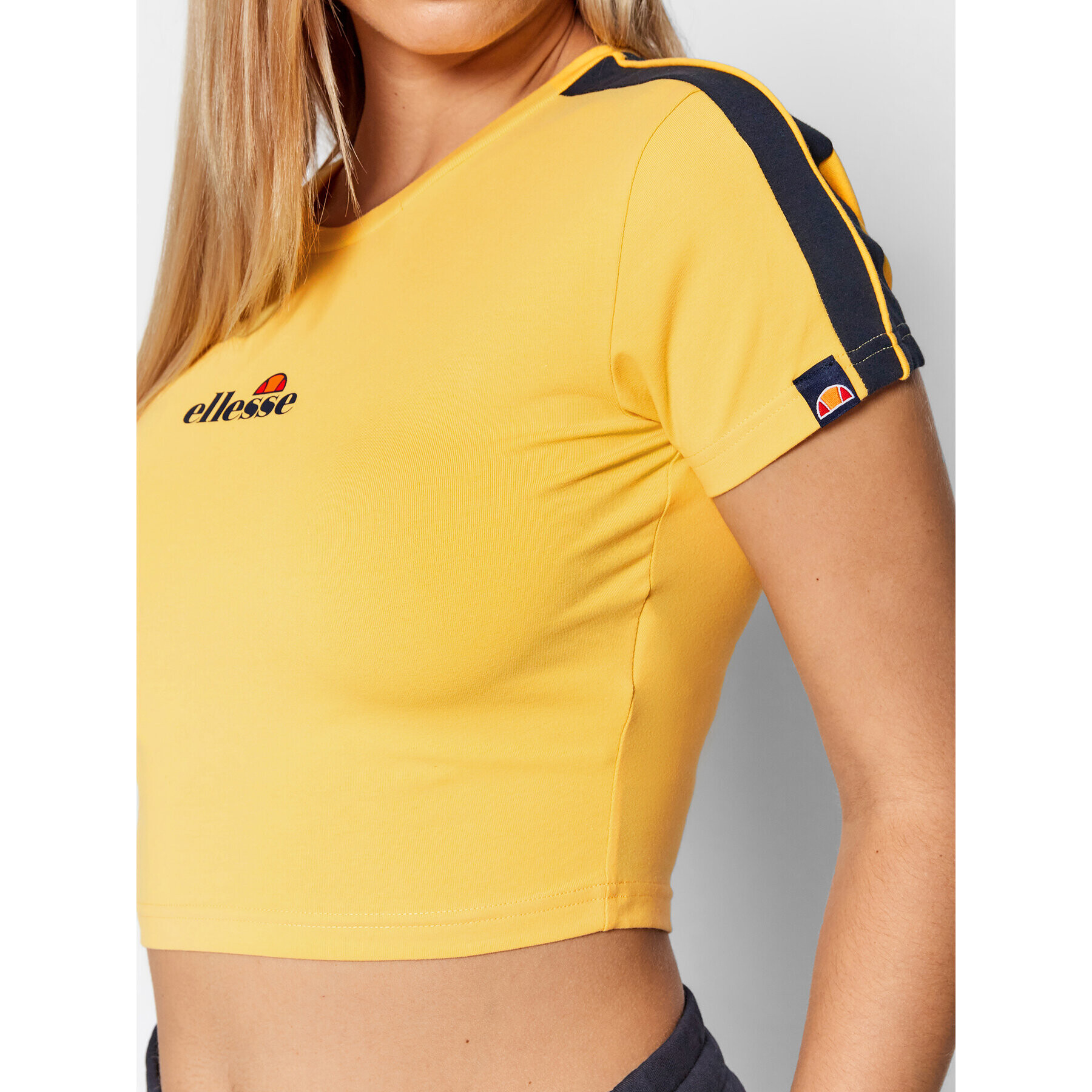 Ellesse Tričko Latus SGK12165 Žltá Cropped Fit - Pepit.sk