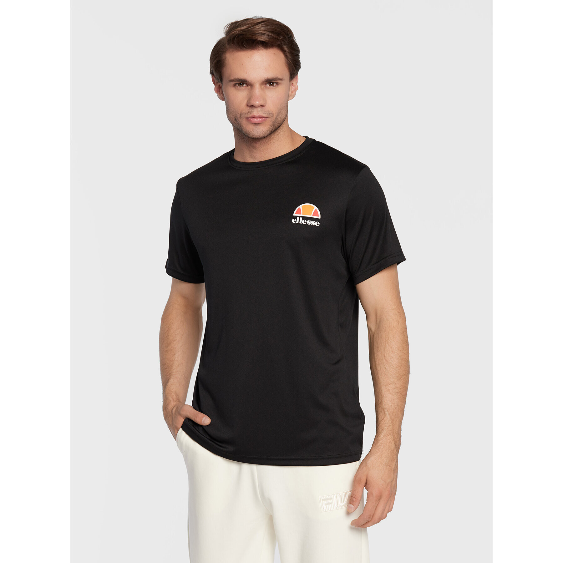 Ellesse Tričko Malbe SXG09888 Čierna Regular Fit - Pepit.sk