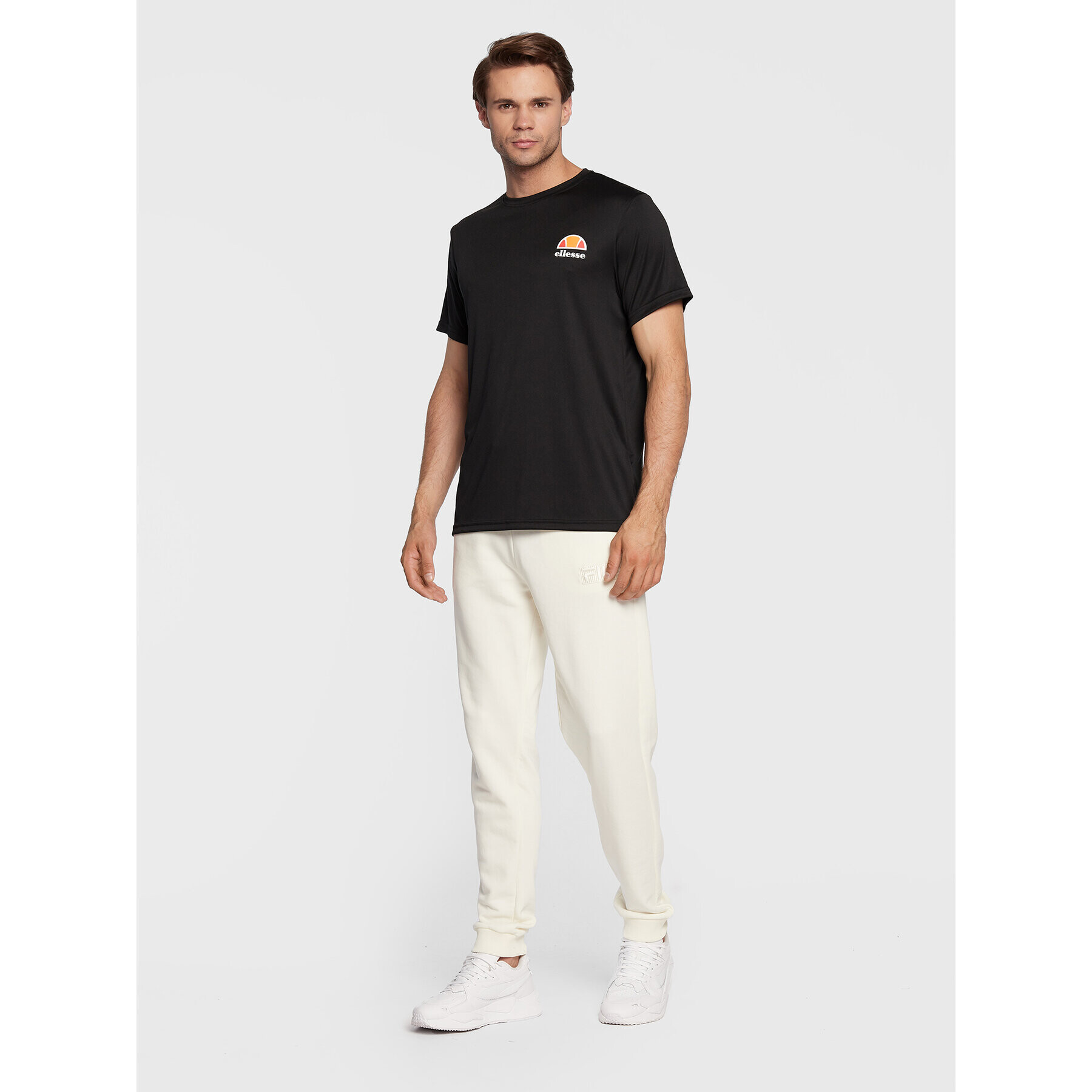 Ellesse Tričko Malbe SXG09888 Čierna Regular Fit - Pepit.sk