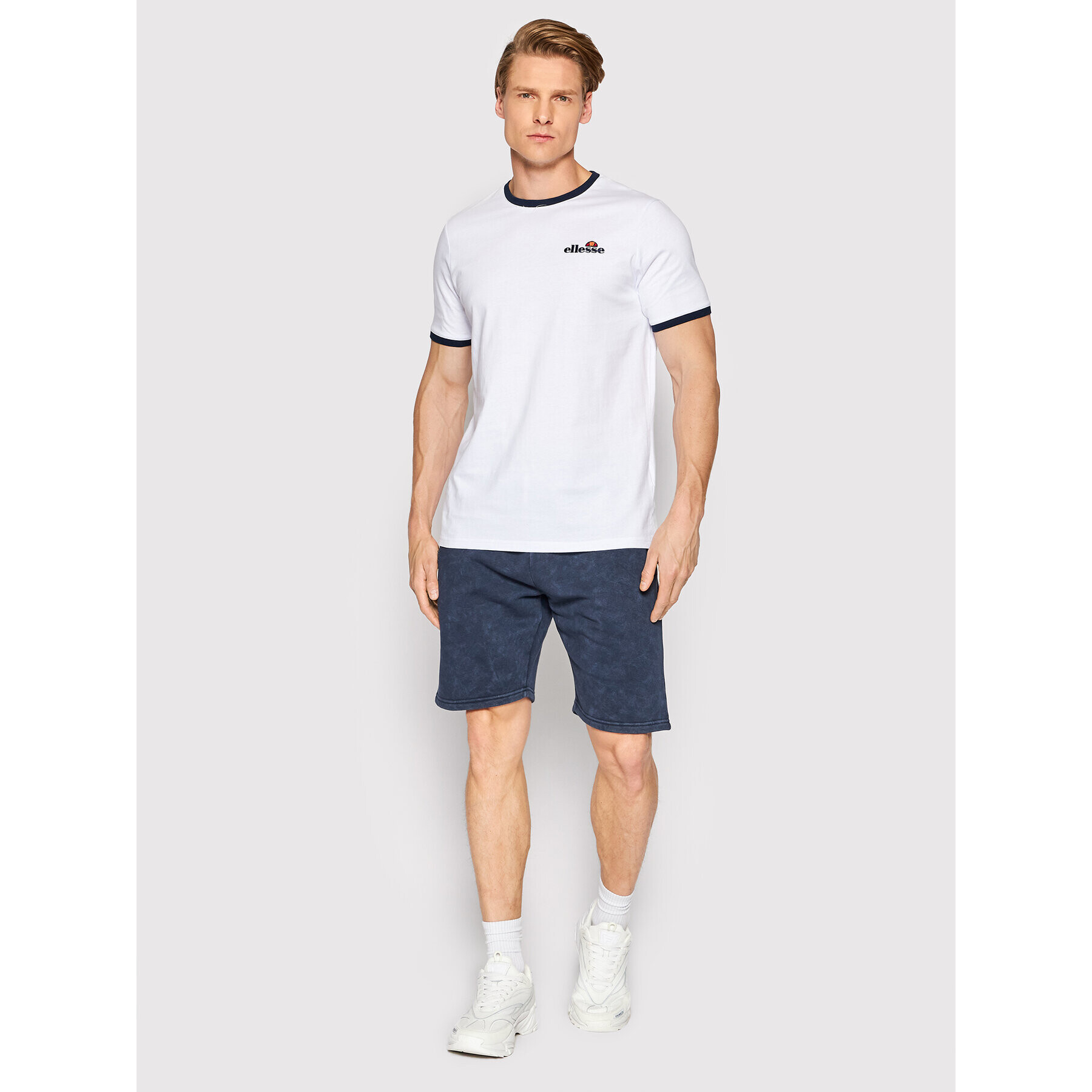 Ellesse Tričko Meduno SHL10164 Biela Regular Fit - Pepit.sk