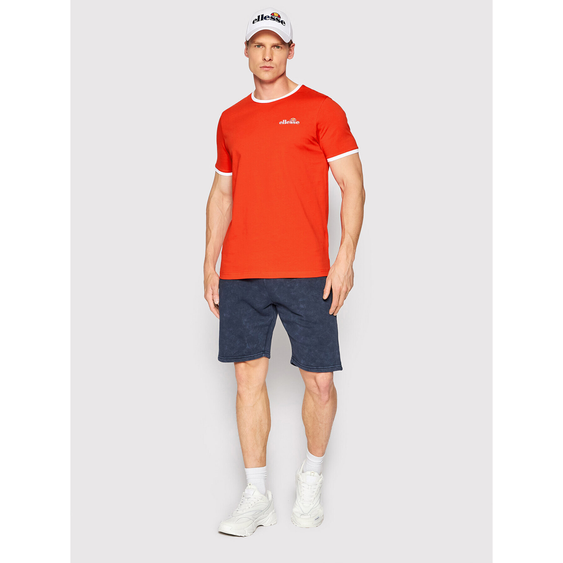 Ellesse Tričko Meduno SHL10164 Červená Regular Fit - Pepit.sk