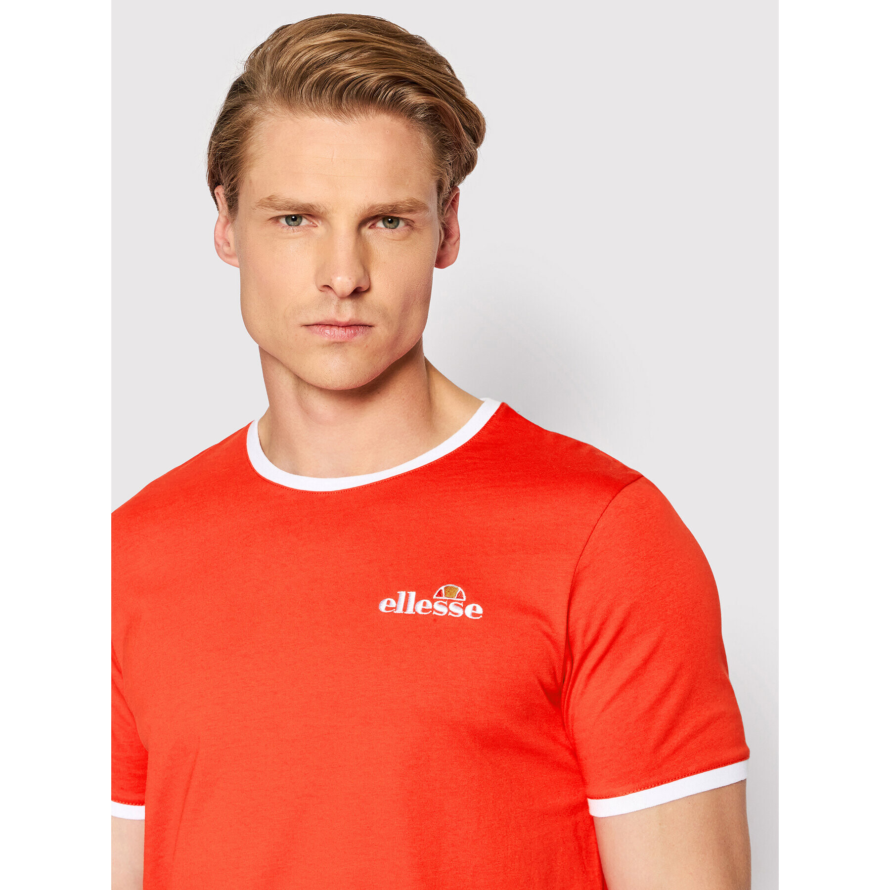 Ellesse Tričko Meduno SHL10164 Červená Regular Fit - Pepit.sk