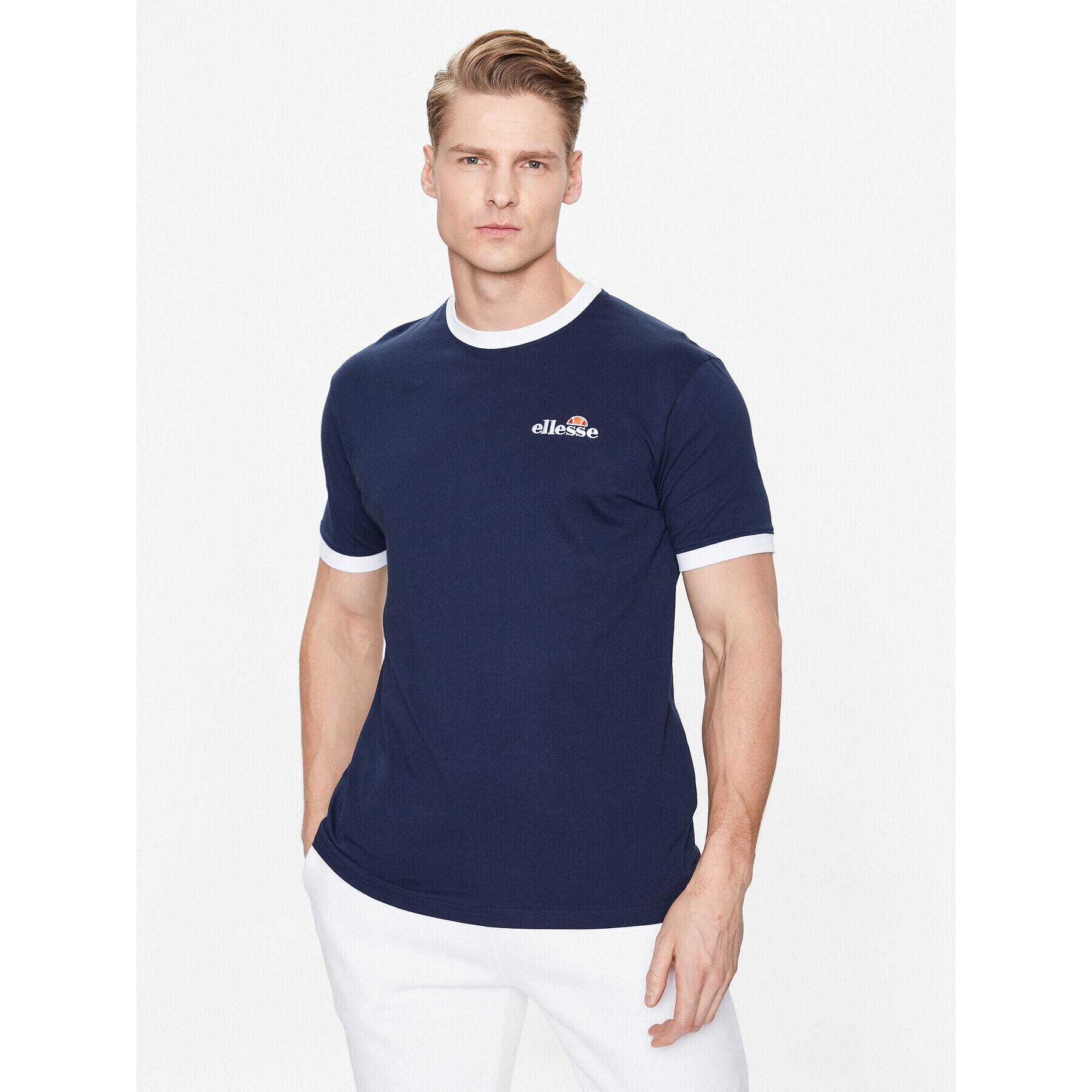 Ellesse Tričko Meduno SHR10164 Tmavomodrá Regular Fit - Pepit.sk