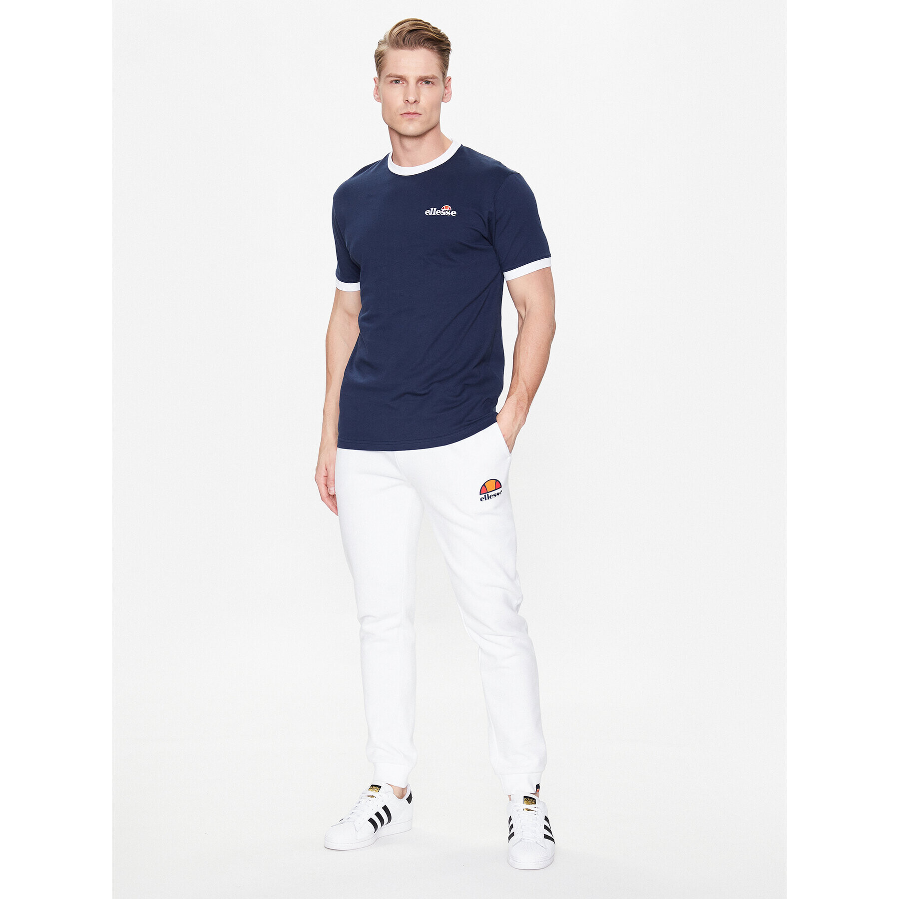 Ellesse Tričko Meduno SHR10164 Tmavomodrá Regular Fit - Pepit.sk