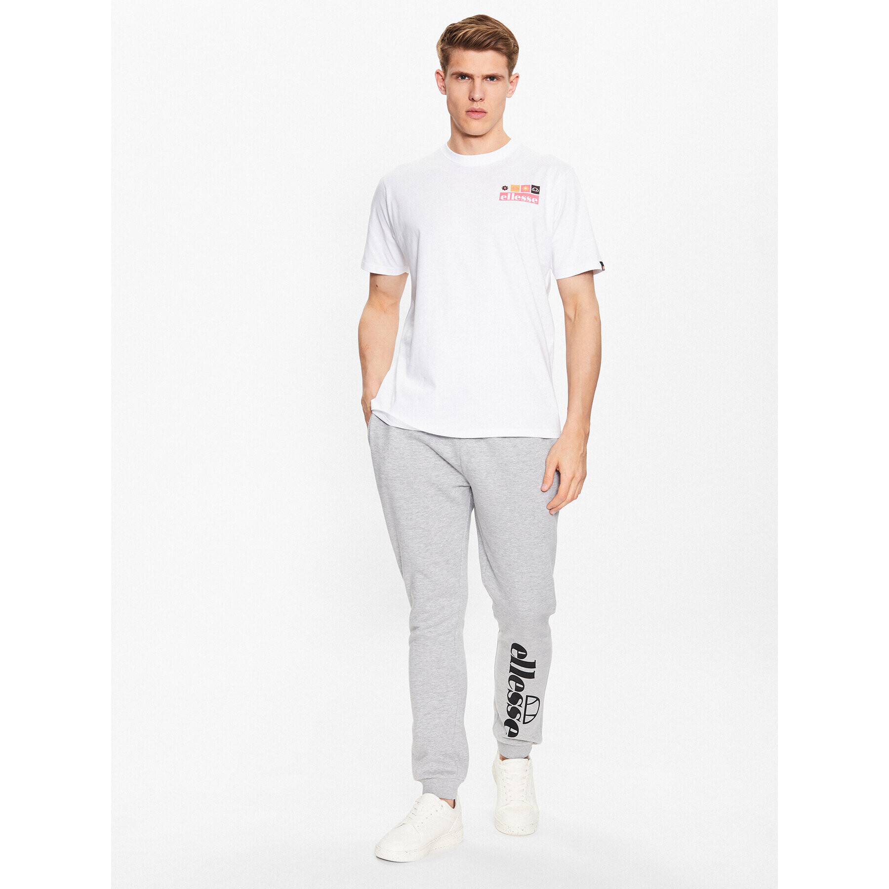 Ellesse Tričko Mestiere SHR17638 Biela Regular Fit - Pepit.sk