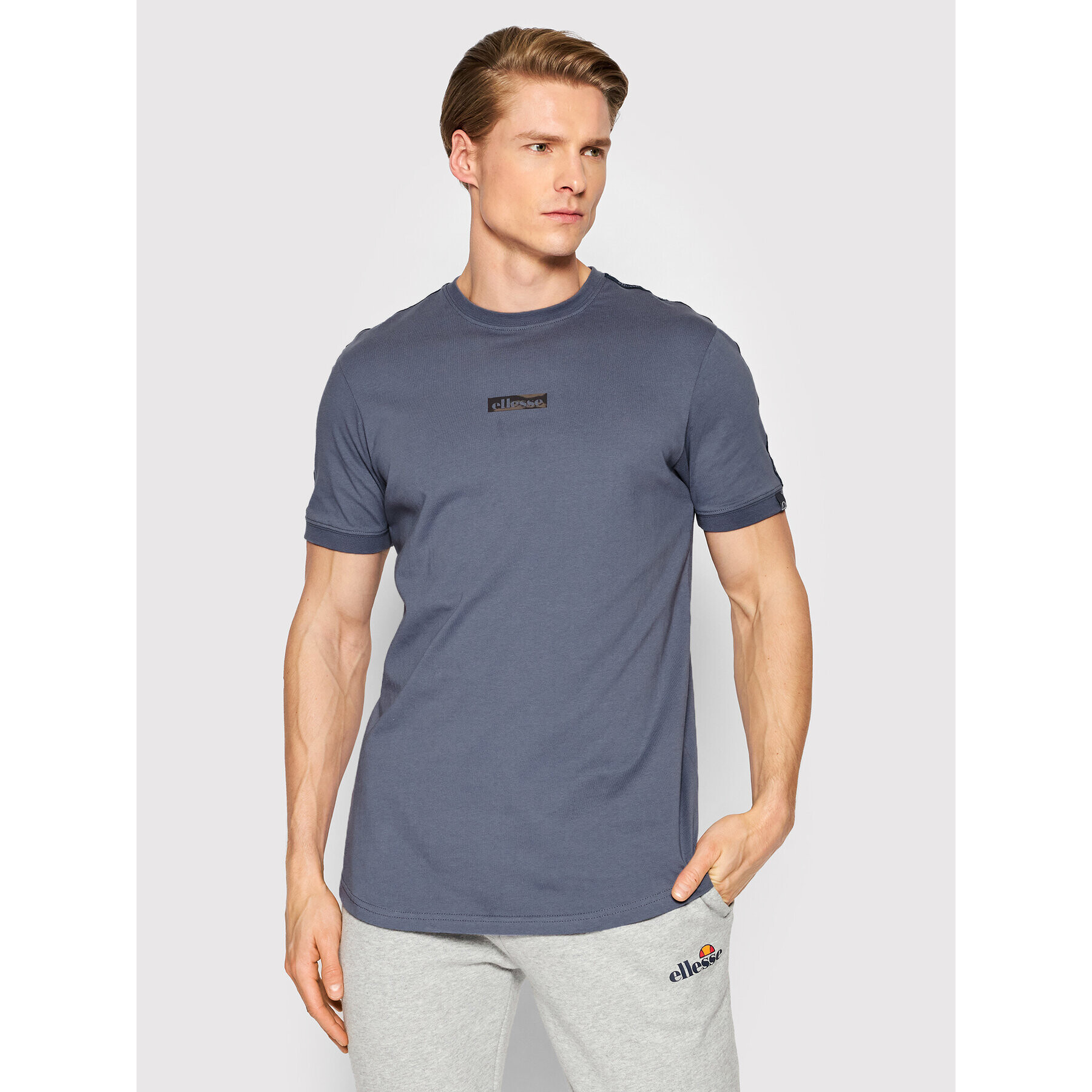 Ellesse Tričko Omini SHM14208 Sivá Regular Fit - Pepit.sk