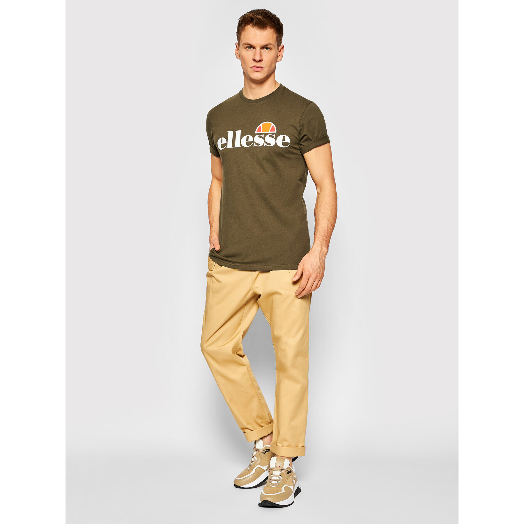 Ellesse Tričko Prado SHC07405 Zelená Regular Fit - Pepit.sk