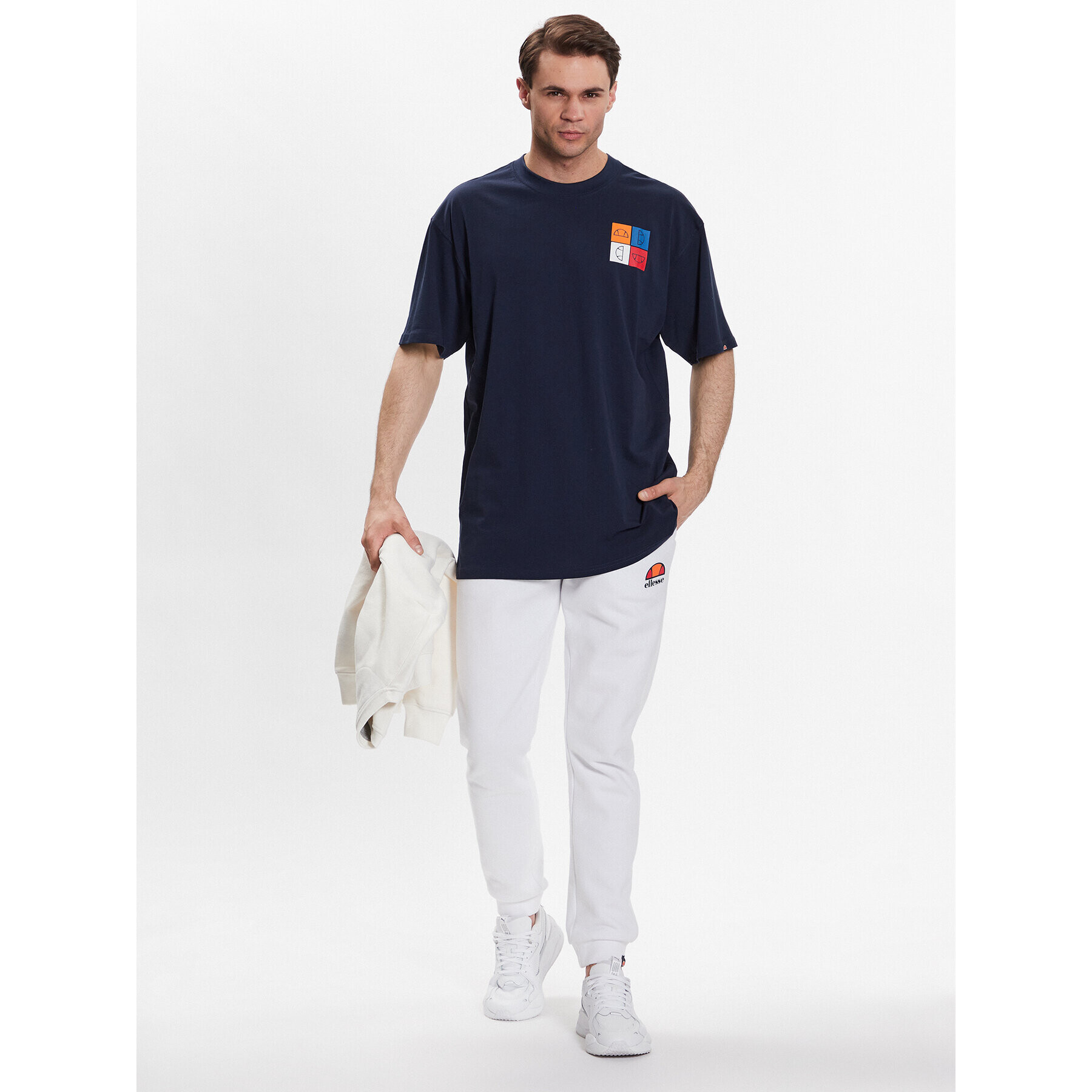 Ellesse Tričko Rolletto SHR17641 Tmavomodrá Regular Fit - Pepit.sk