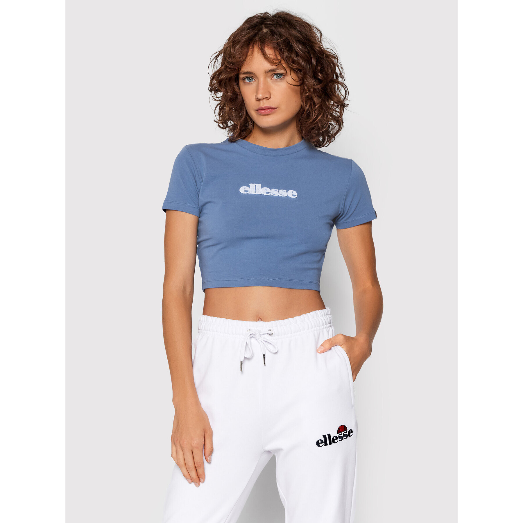 Ellesse Tričko Siderea Crop SGK09623 Modrá Regular Fit - Pepit.sk