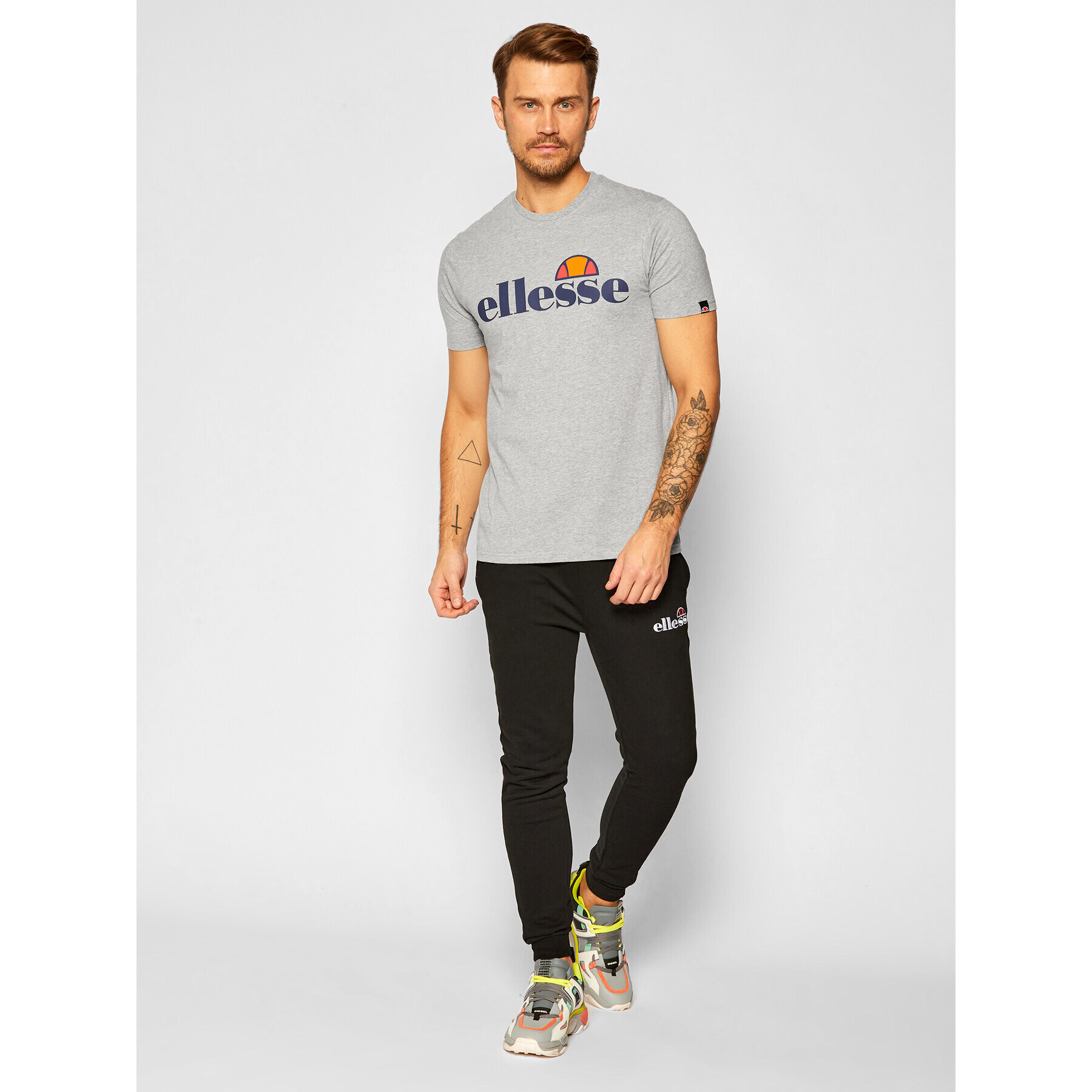 Ellesse Tričko Sl Prado SHC07405 Sivá Regular Fit - Pepit.sk