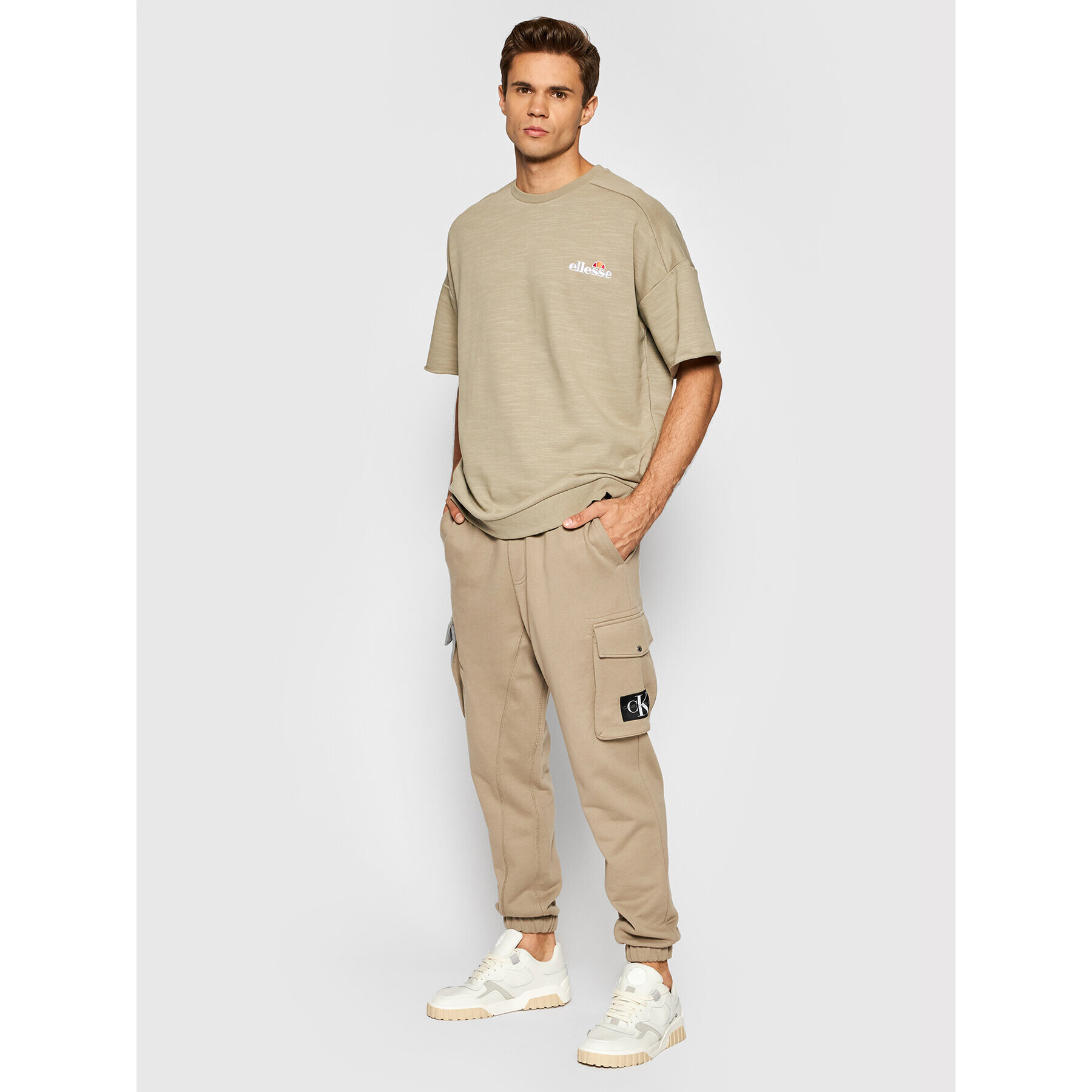 Ellesse Tričko Smetilla SHJ11946 Zelená Relaxed Fit - Pepit.sk