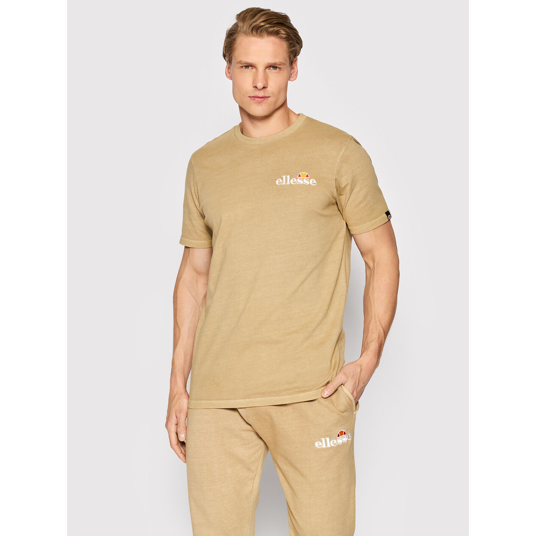 Ellesse Tričko Tacomo SHM13143 Hnedá Regular Fit - Pepit.sk