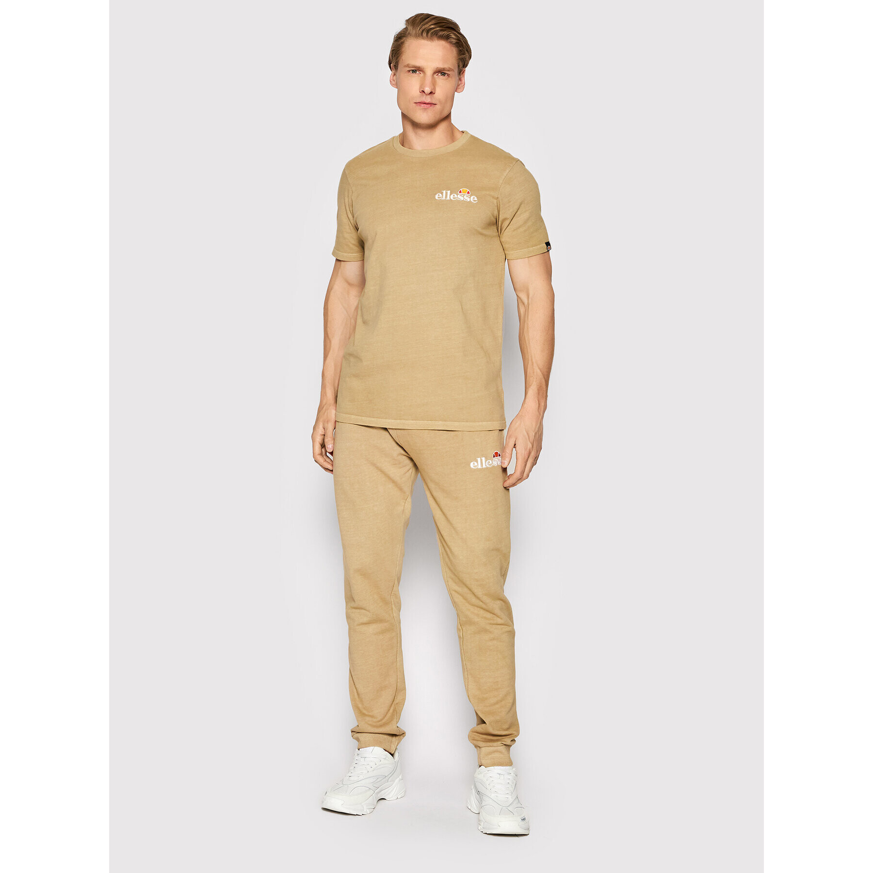 Ellesse Tričko Tacomo SHM13143 Hnedá Regular Fit - Pepit.sk