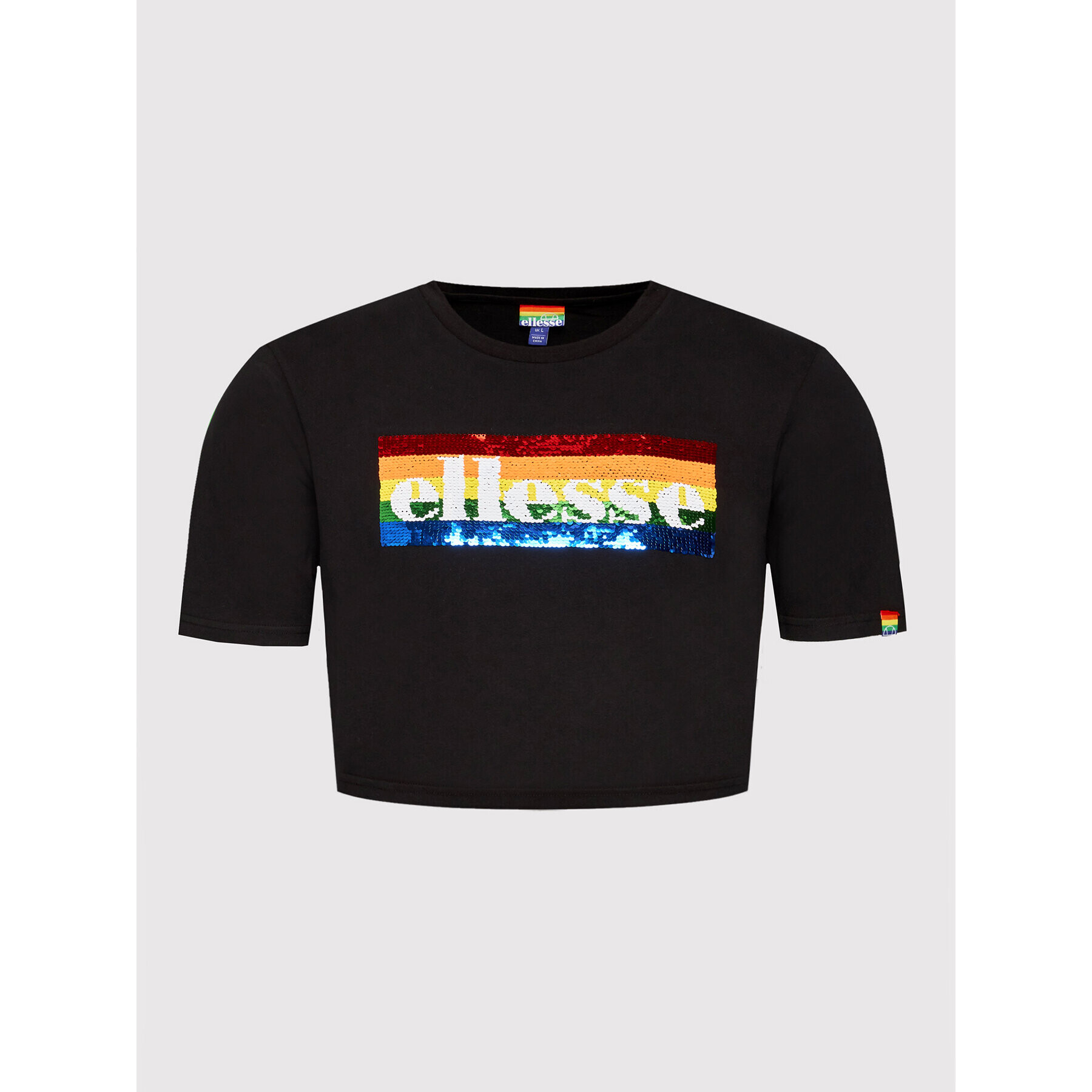 Ellesse Tričko Unisex Unicorn SHN15708 Čierna Loose Fit - Pepit.sk