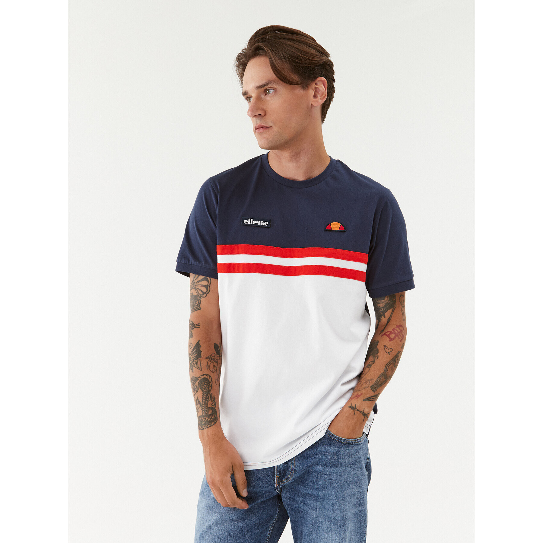 Ellesse Tričko Venire SHL08507 Tmavomodrá Regular Fit - Pepit.sk