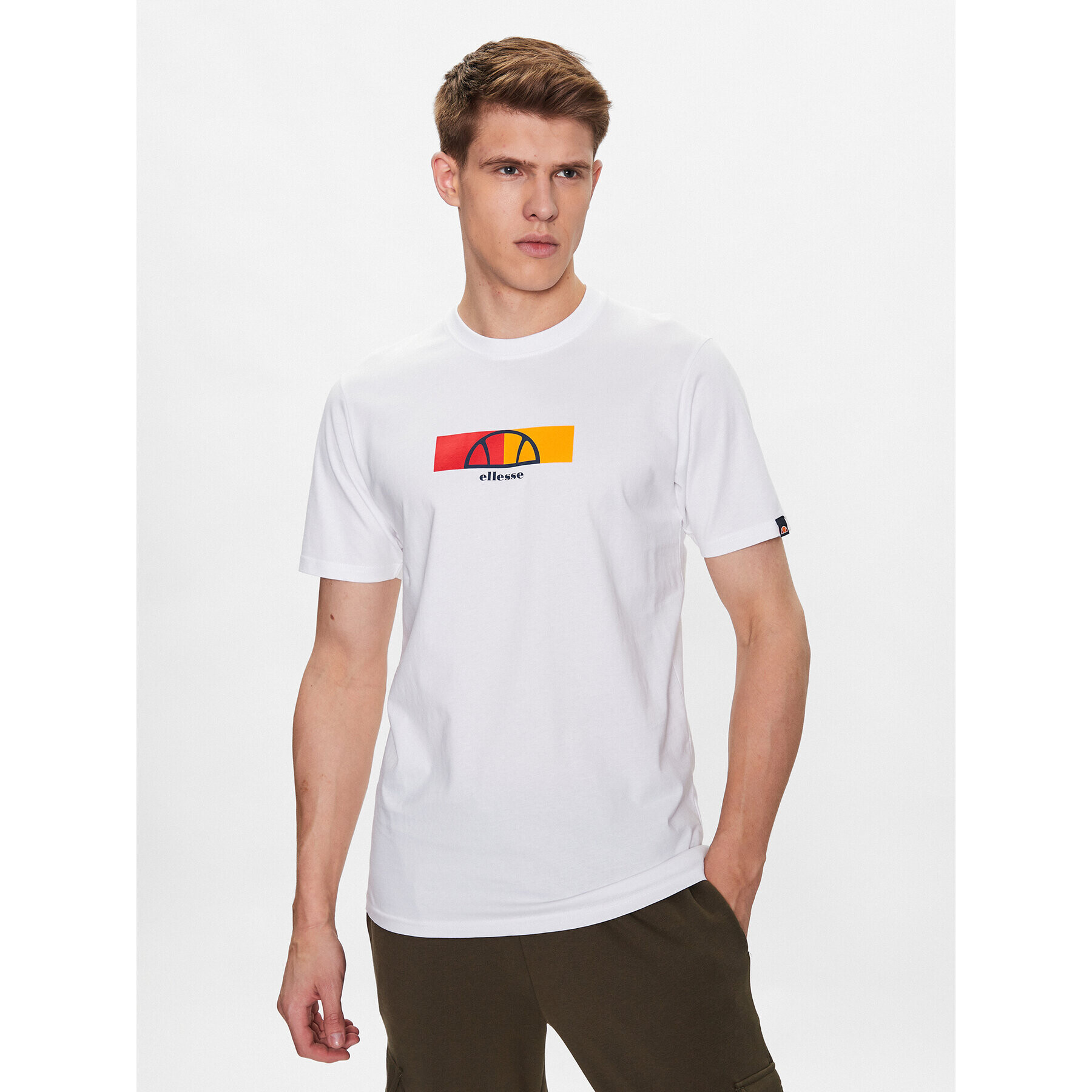 Ellesse Tričko Visageo SHR17633 Biela Regular Fit - Pepit.sk