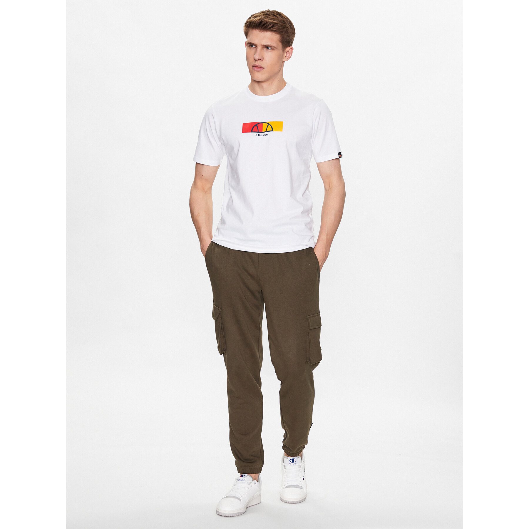 Ellesse Tričko Visageo SHR17633 Biela Regular Fit - Pepit.sk