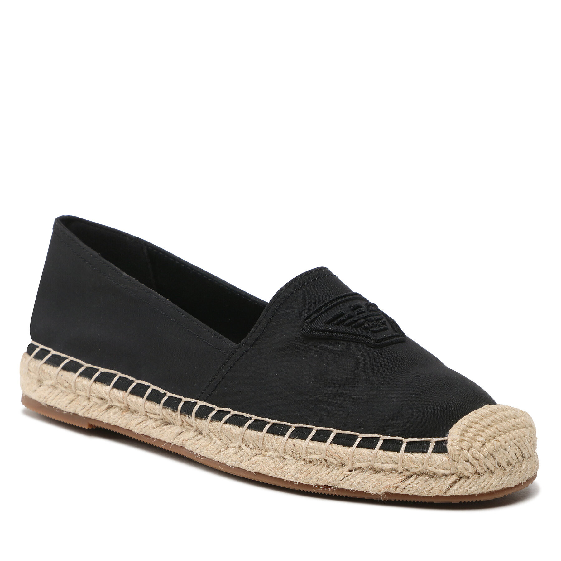 Emporio Armani Espadrilky XVSS03 XN742 K001 Čierna - Pepit.sk