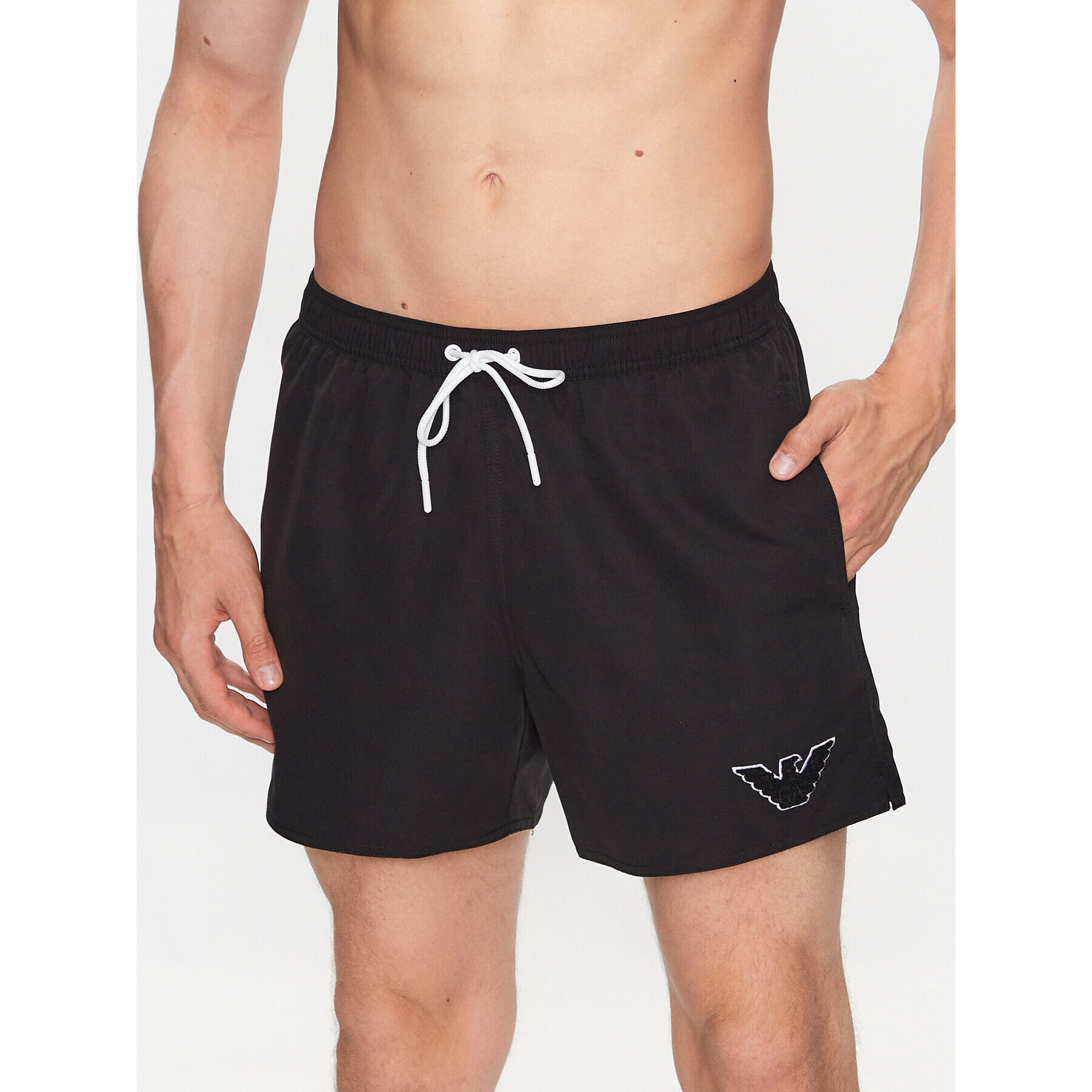 Emporio Armani Plavecké šortky 211740 3R427 00020 Čierna Regular Fit - Pepit.sk