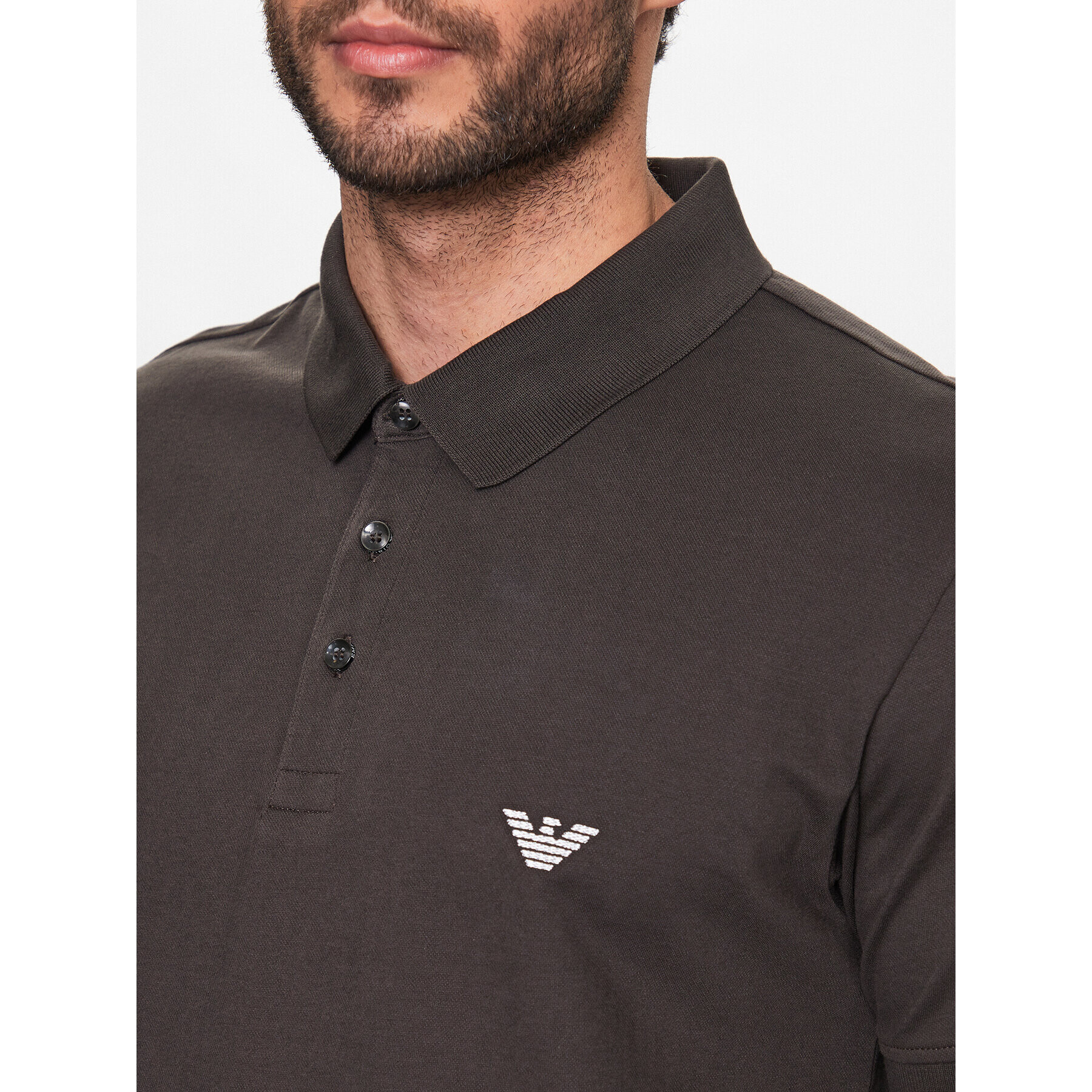 Emporio Armani Polokošeľa 211804 3R461 06154 Sivá Regular Fit - Pepit.sk