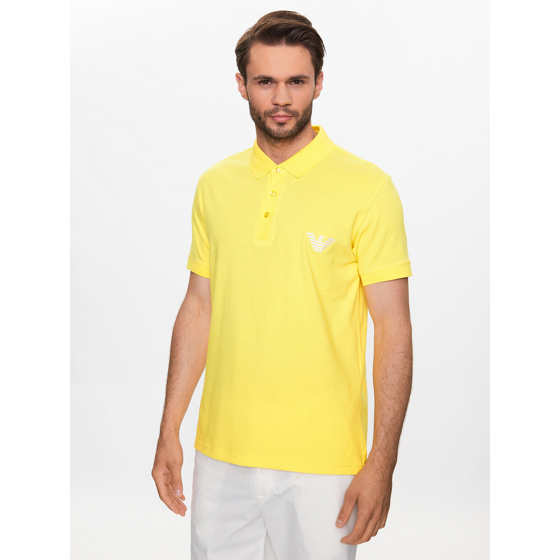 Emporio Armani Polokošeľa 211804 3R482 10760 Žltá Regular Fit - Pepit.sk