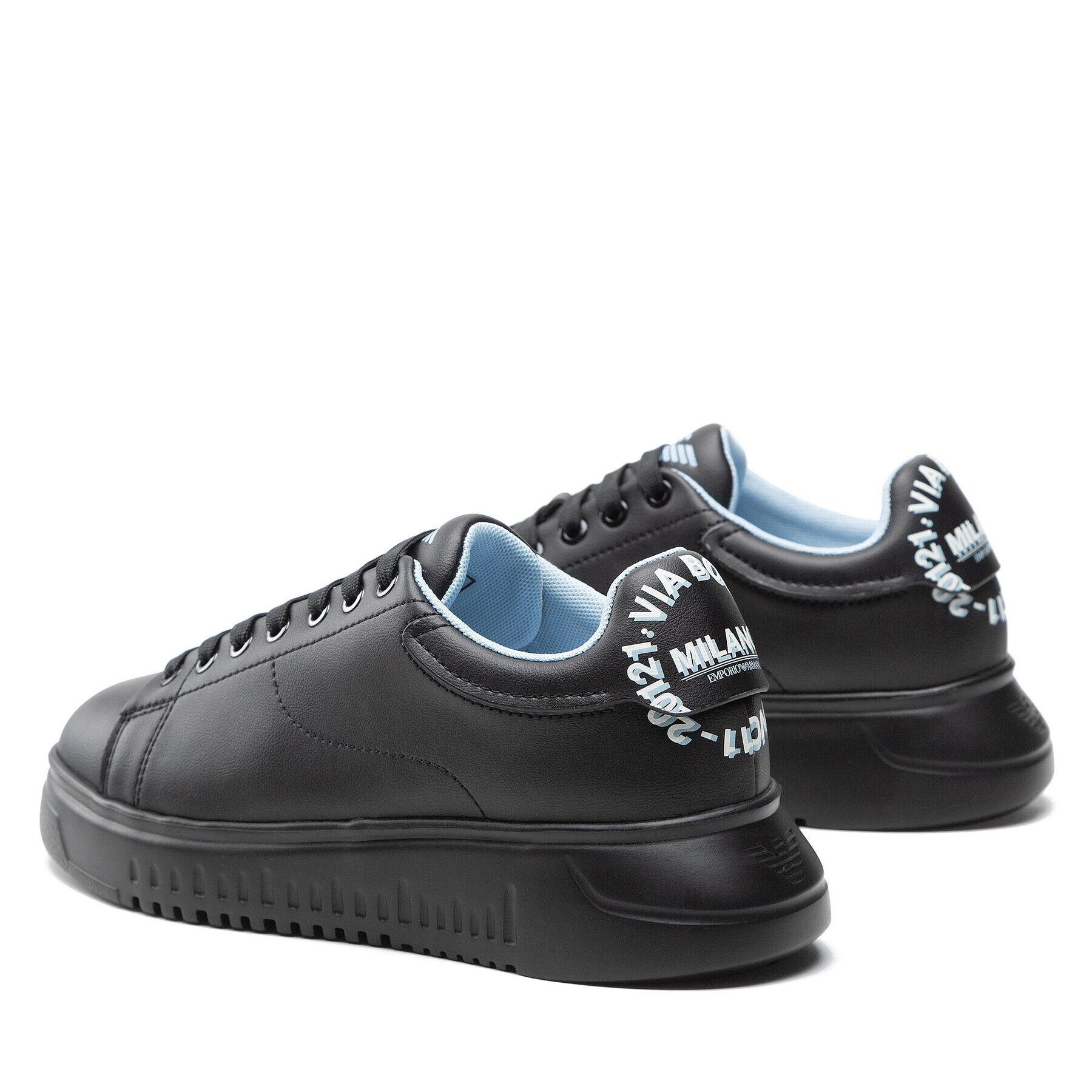 Emporio Armani Sneakersy X3X024 XN316 00002 Čierna - Pepit.sk