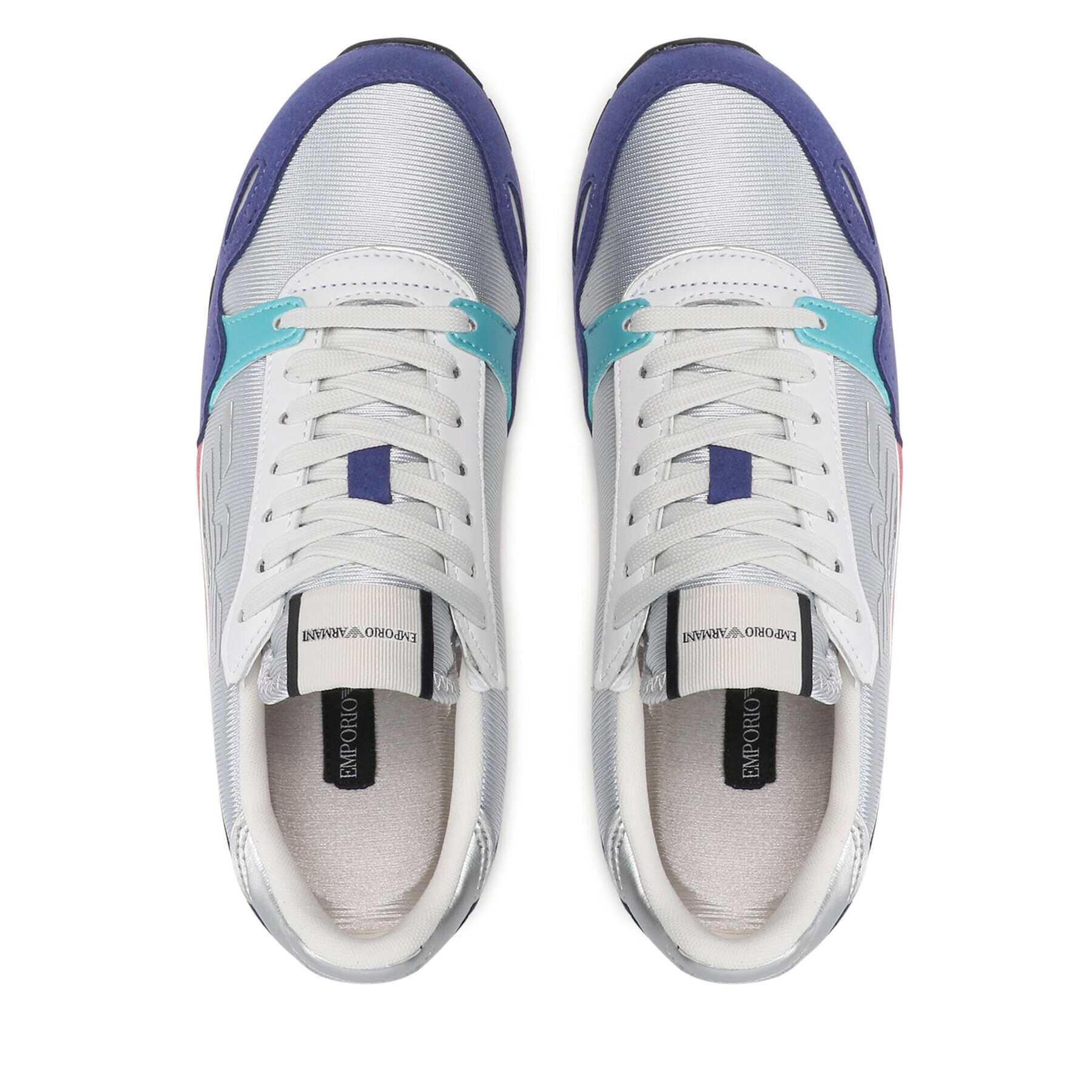 Emporio Armani Sneakersy X3X058 XN206 Q863 Strieborná - Pepit.sk