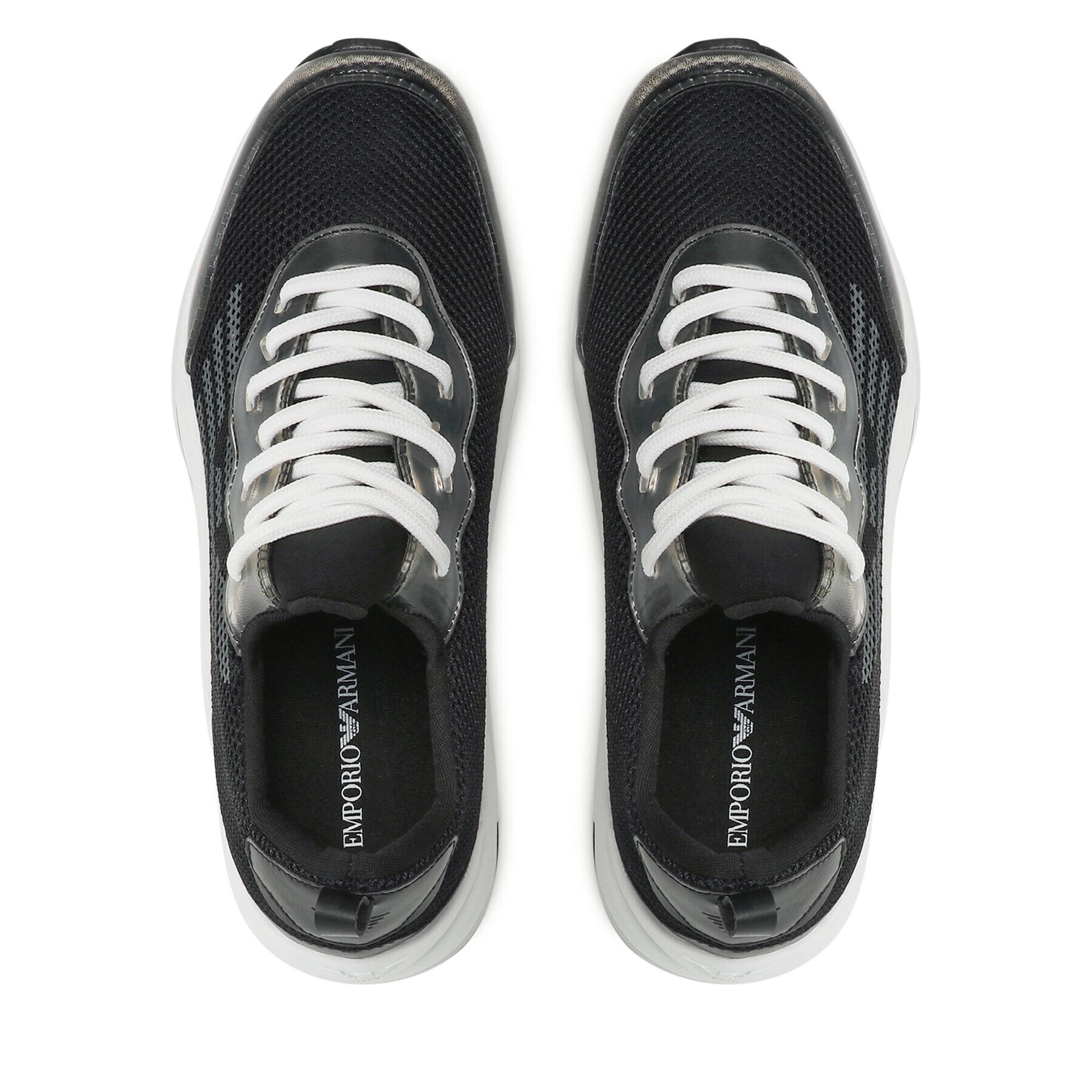 Emporio Armani Sneakersy X3X156 XN276 A097 Čierna - Pepit.sk