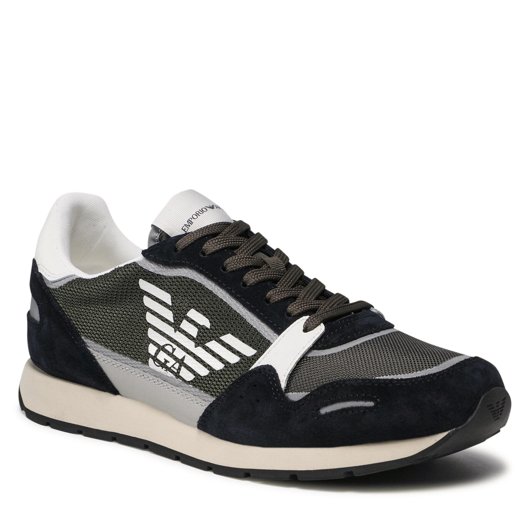 Emporio Armani Sneakersy X4X537 XM678 Q446 Kaki - Pepit.sk