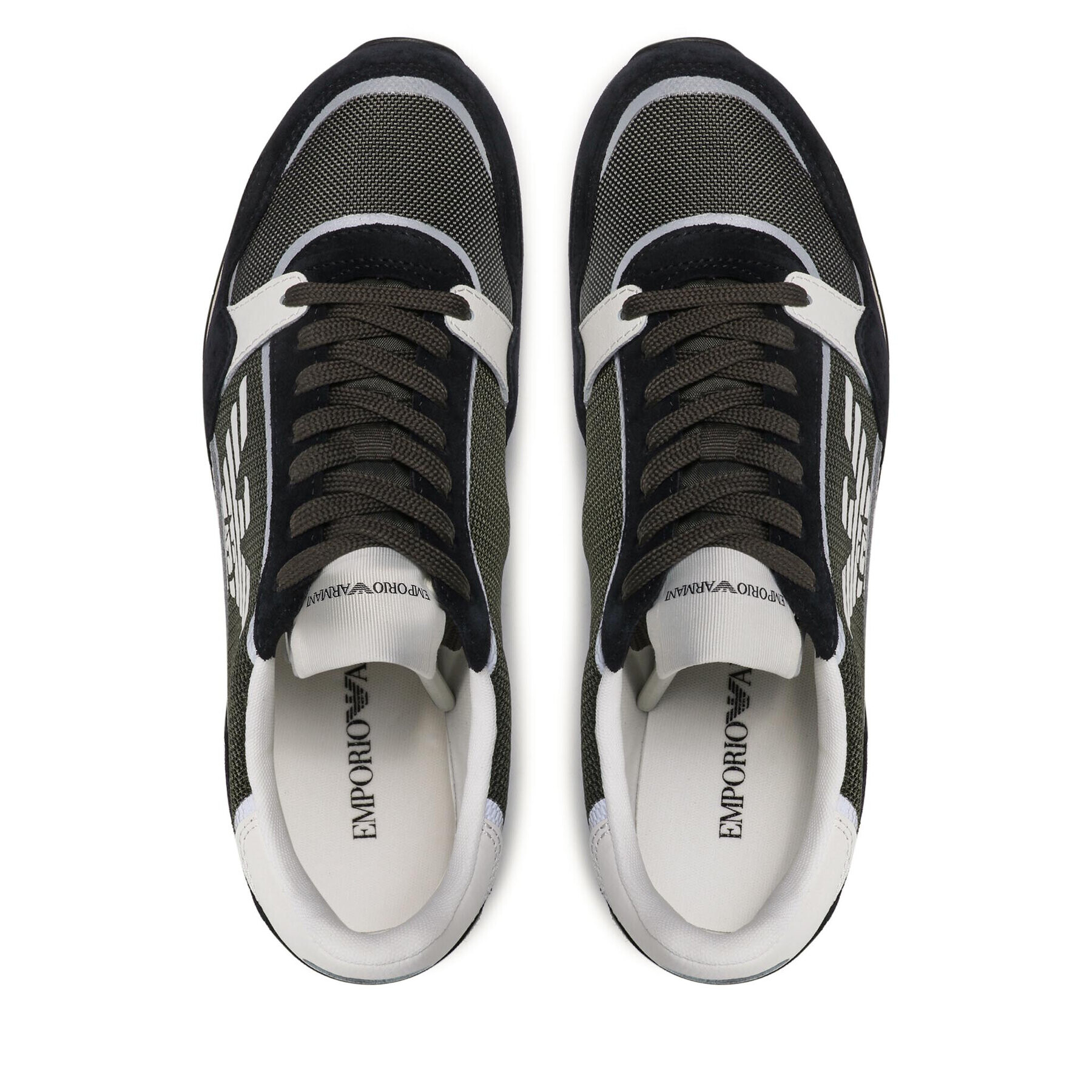 Emporio Armani Sneakersy X4X537 XM678 Q446 Kaki - Pepit.sk