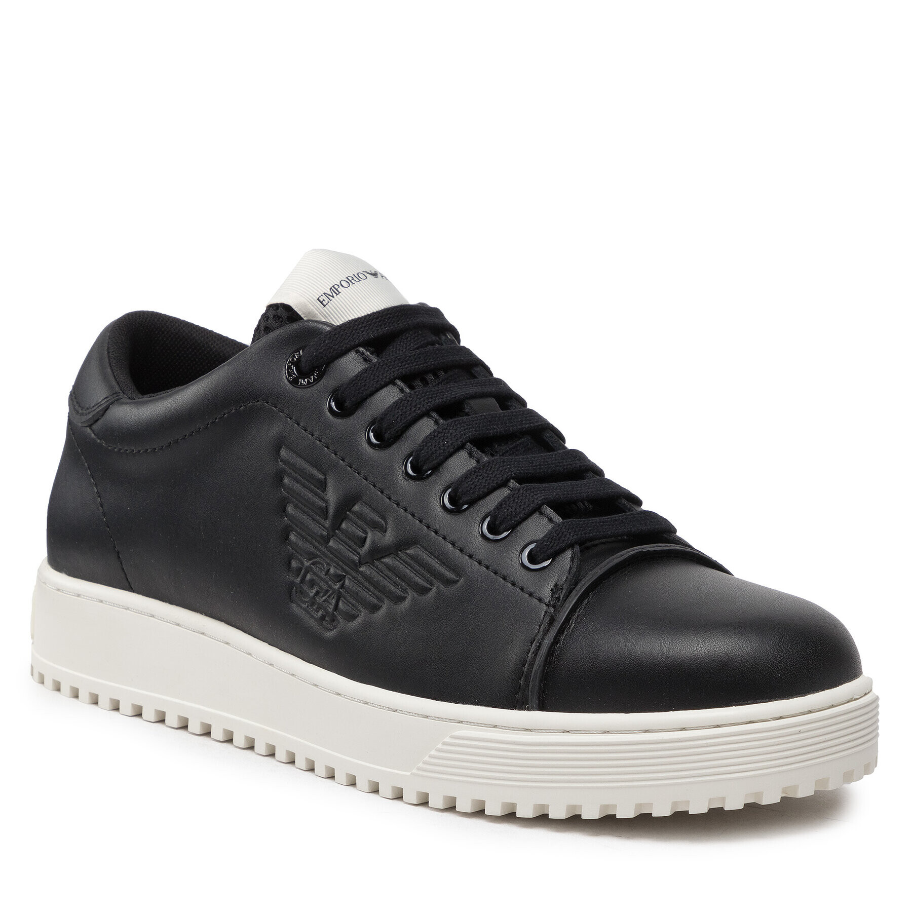 Emporio Armani Sneakersy X4X581 XN645 K001 Čierna - Pepit.sk