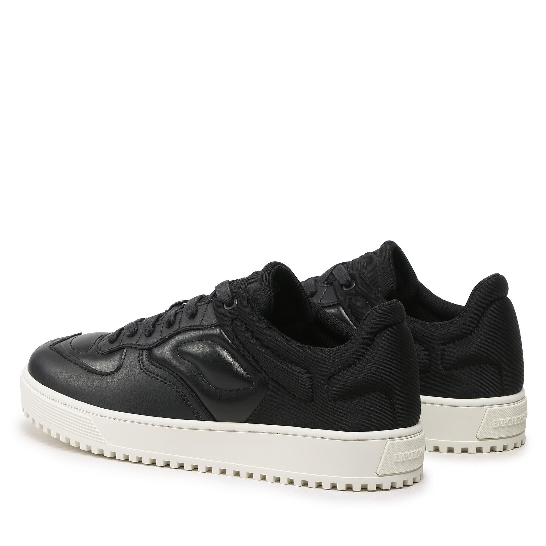 Emporio Armani Sneakersy X4X609 XN734 A083 B Čierna - Pepit.sk