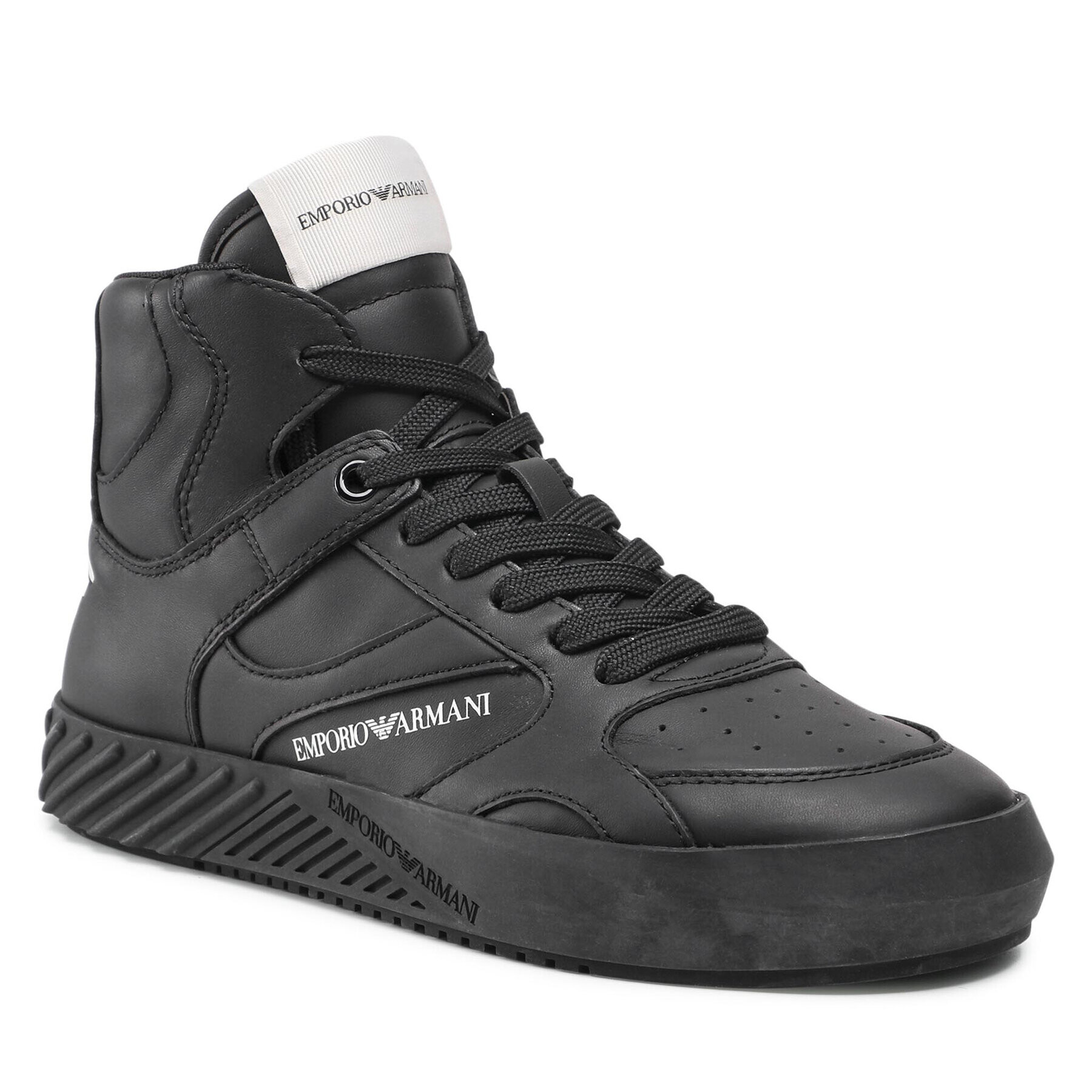 Emporio Armani Sneakersy X4Z100 XN012 00002 Čierna - Pepit.sk