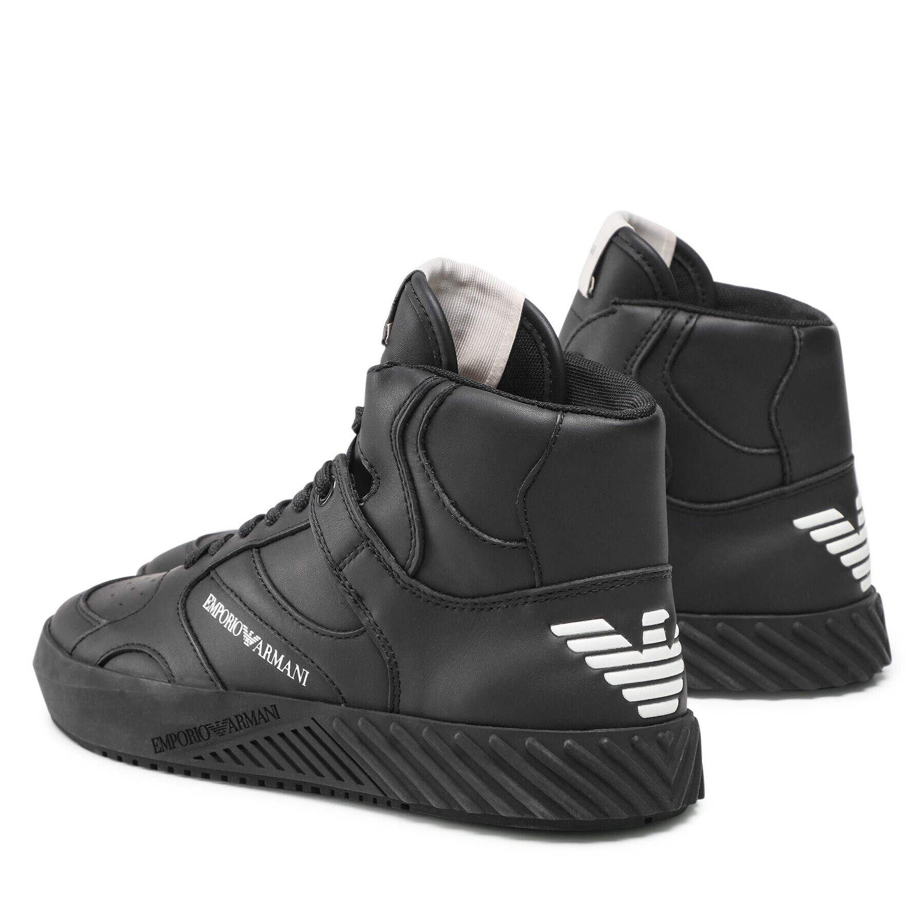 Emporio Armani Sneakersy X4Z100 XN012 00002 Čierna - Pepit.sk