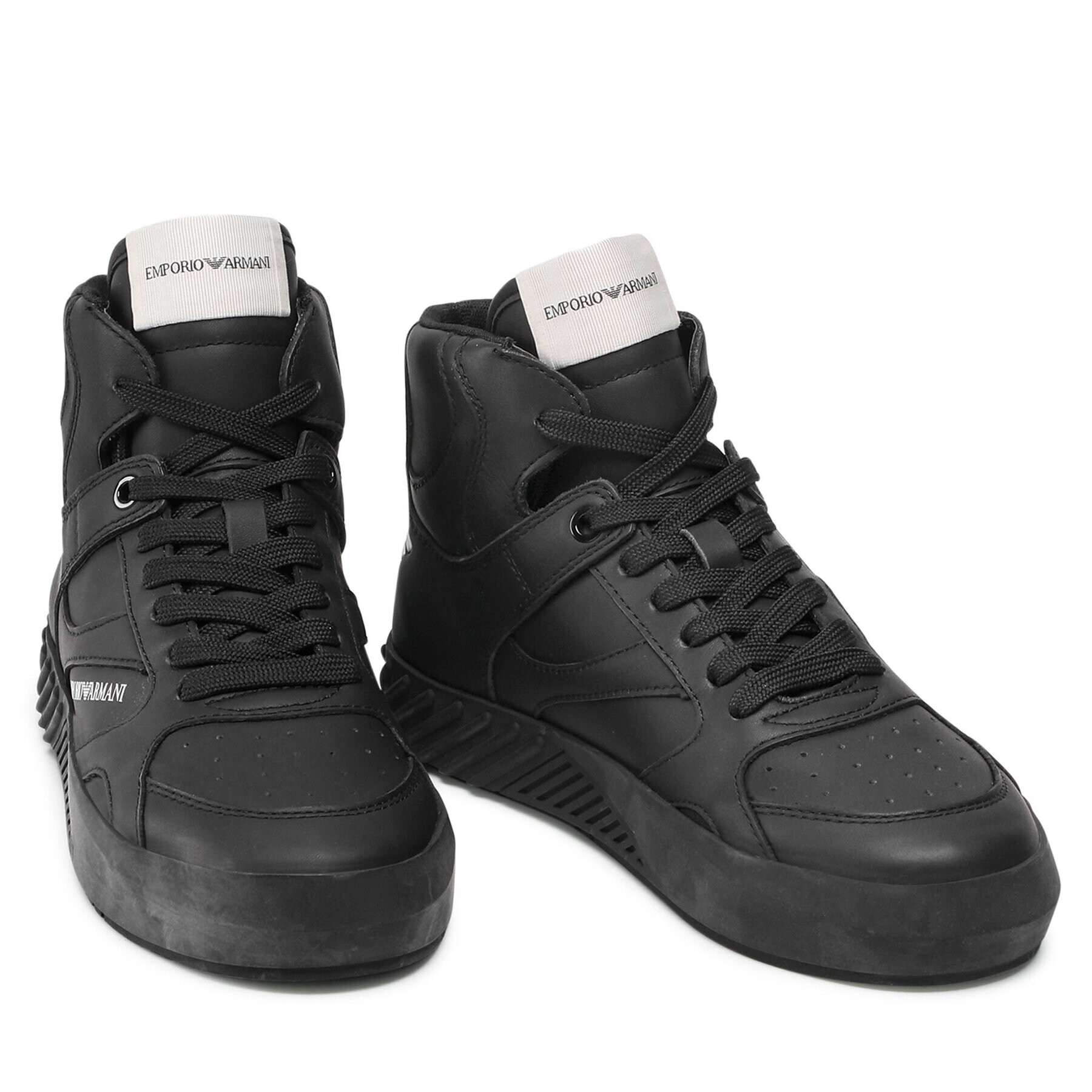 Emporio Armani Sneakersy X4Z100 XN012 00002 Čierna - Pepit.sk