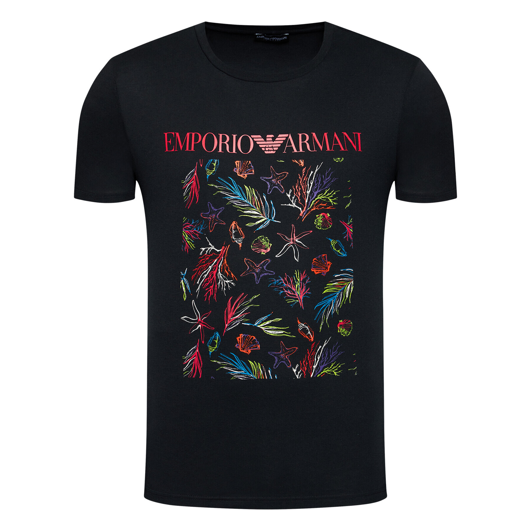 Emporio Armani Tričko 211818 1P468 98220 Čierna Regular Fit - Pepit.sk