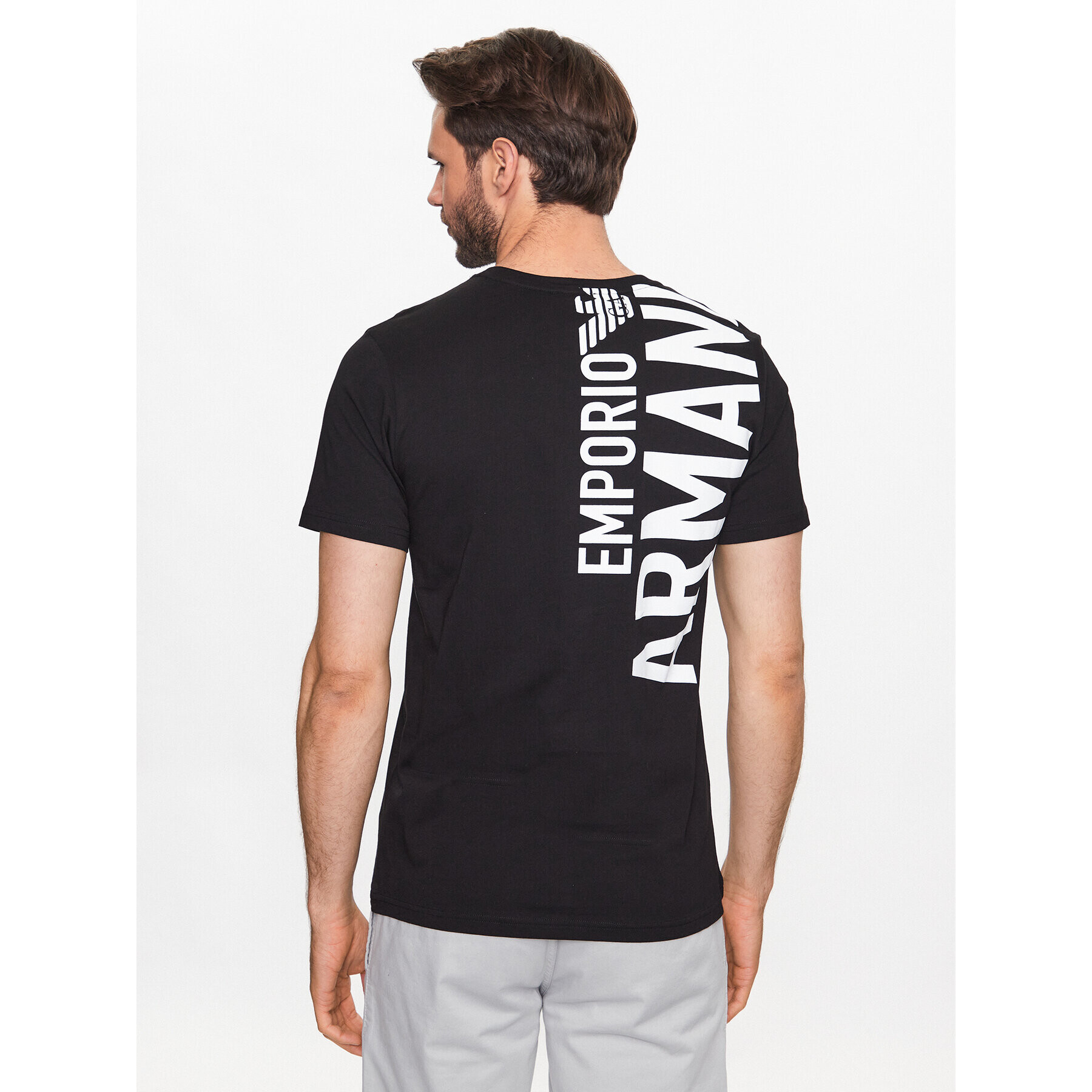 Emporio Armani Tričko 211818 3R476 21821 Čierna Regular Fit - Pepit.sk