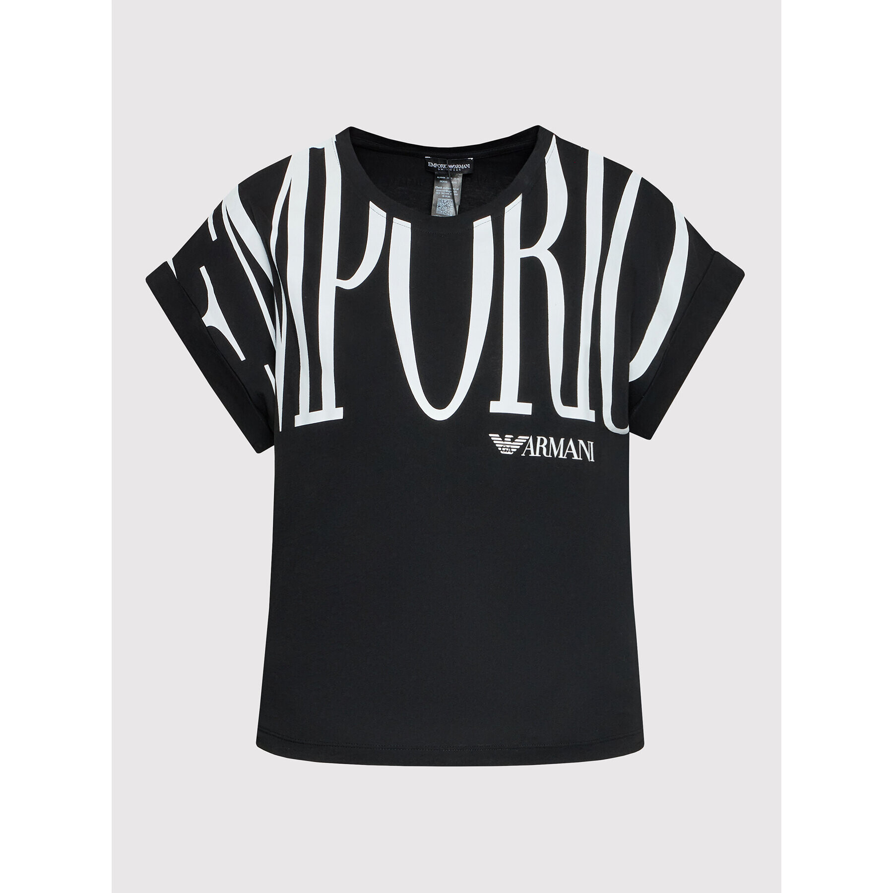 Emporio Armani Tričko 262633 2R340 00020 Čierna Regular Fit - Pepit.sk