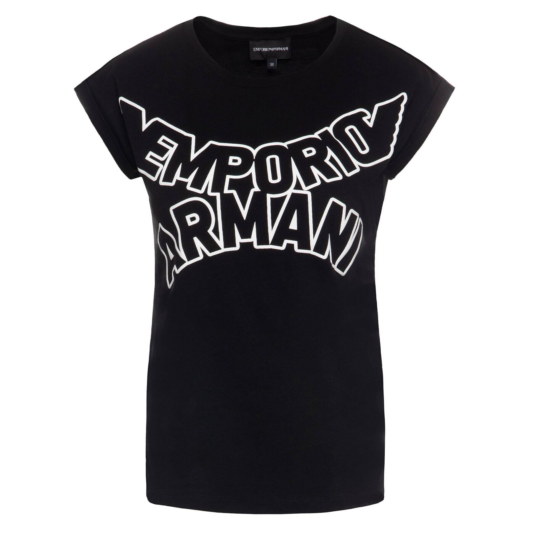 Emporio Armani Tričko 3H2T7S 2J53Z 0999 Čierna Slim Fit - Pepit.sk