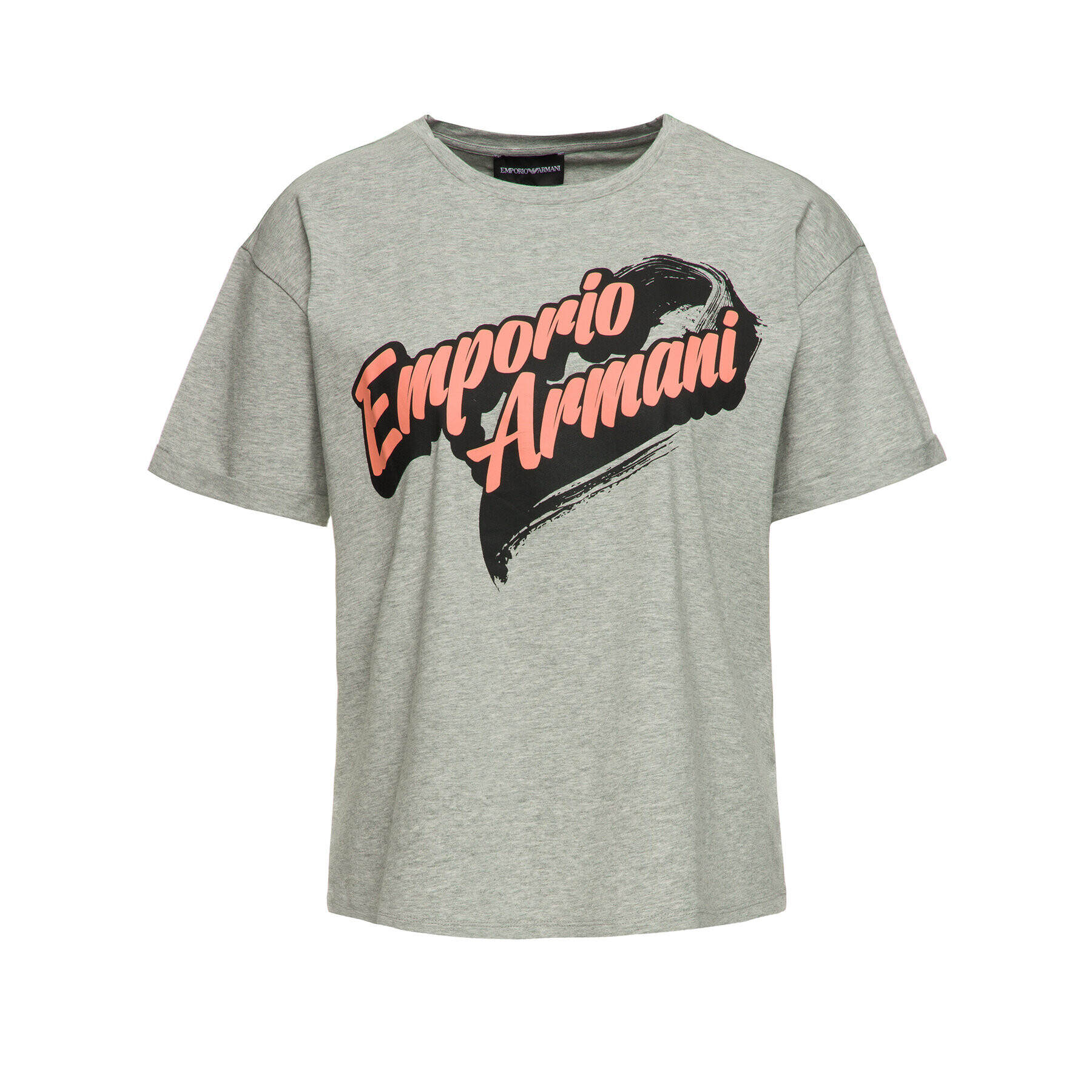 Emporio Armani Tričko 6G2T6A 2JQAZ 0616 Sivá Regular Fit - Pepit.sk