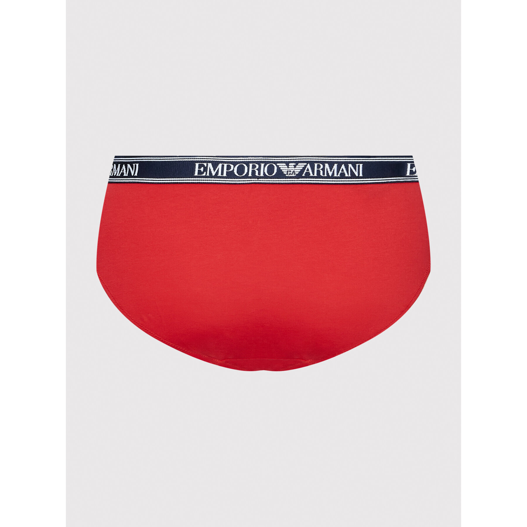 Emporio Armani Underwear Klasické nohavičky s vysokým pásom 164536 2R227 04574 Červená - Pepit.sk