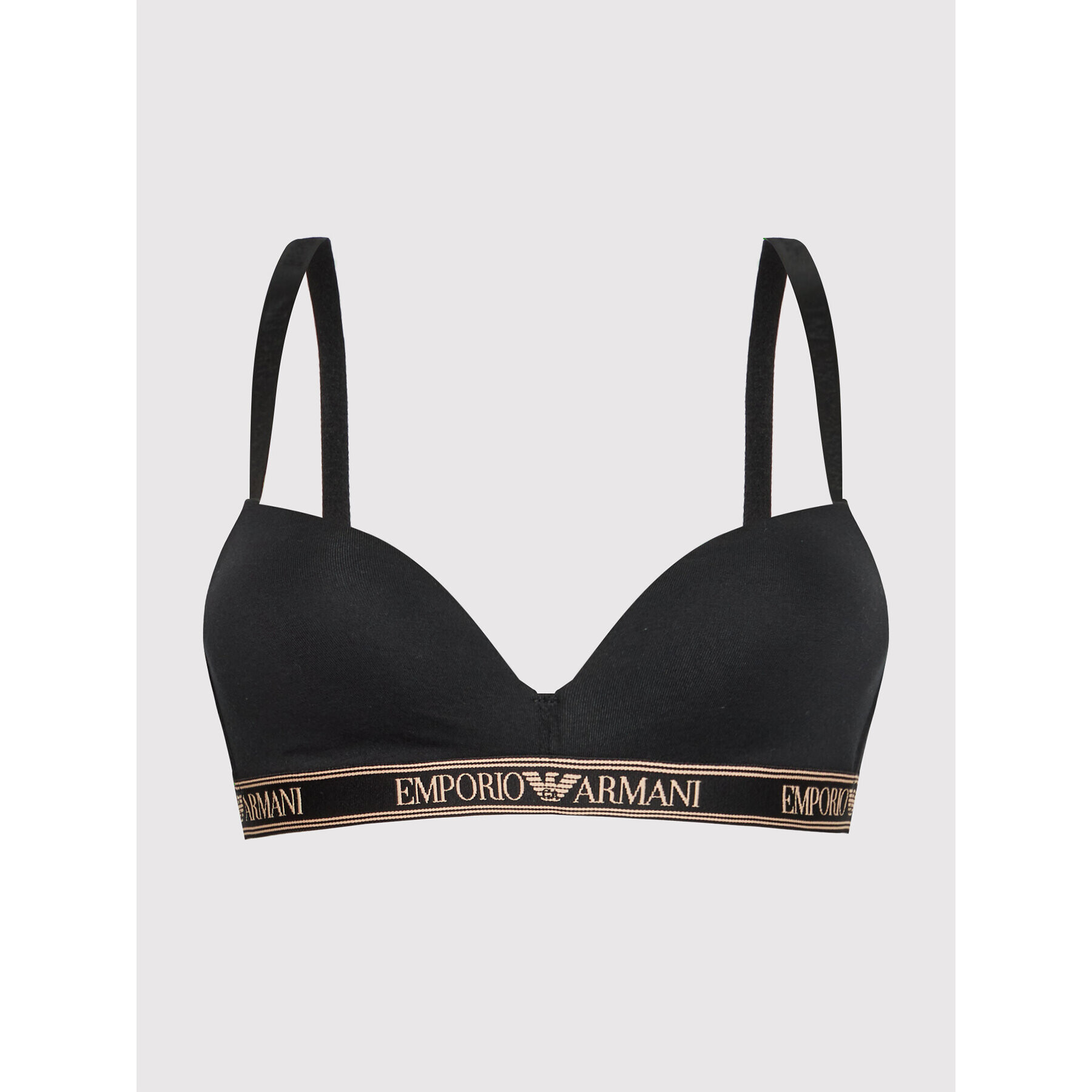 Emporio Armani Underwear Podprsenka bez kostíc 164410 1A227 00020 Čierna - Pepit.sk