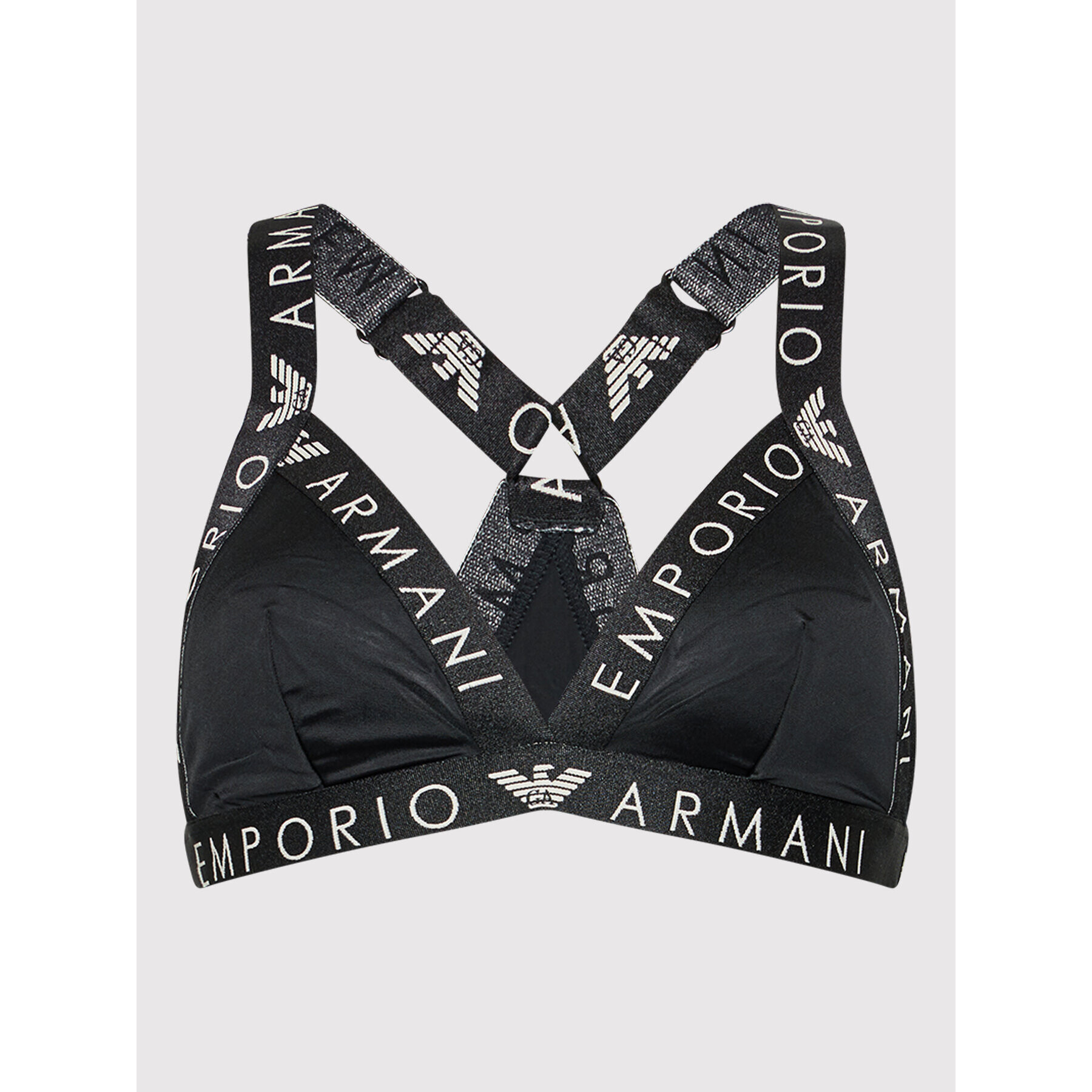 Emporio Armani Underwear Podprsenka bez kostíc 164480 1A210 00020 Čierna - Pepit.sk