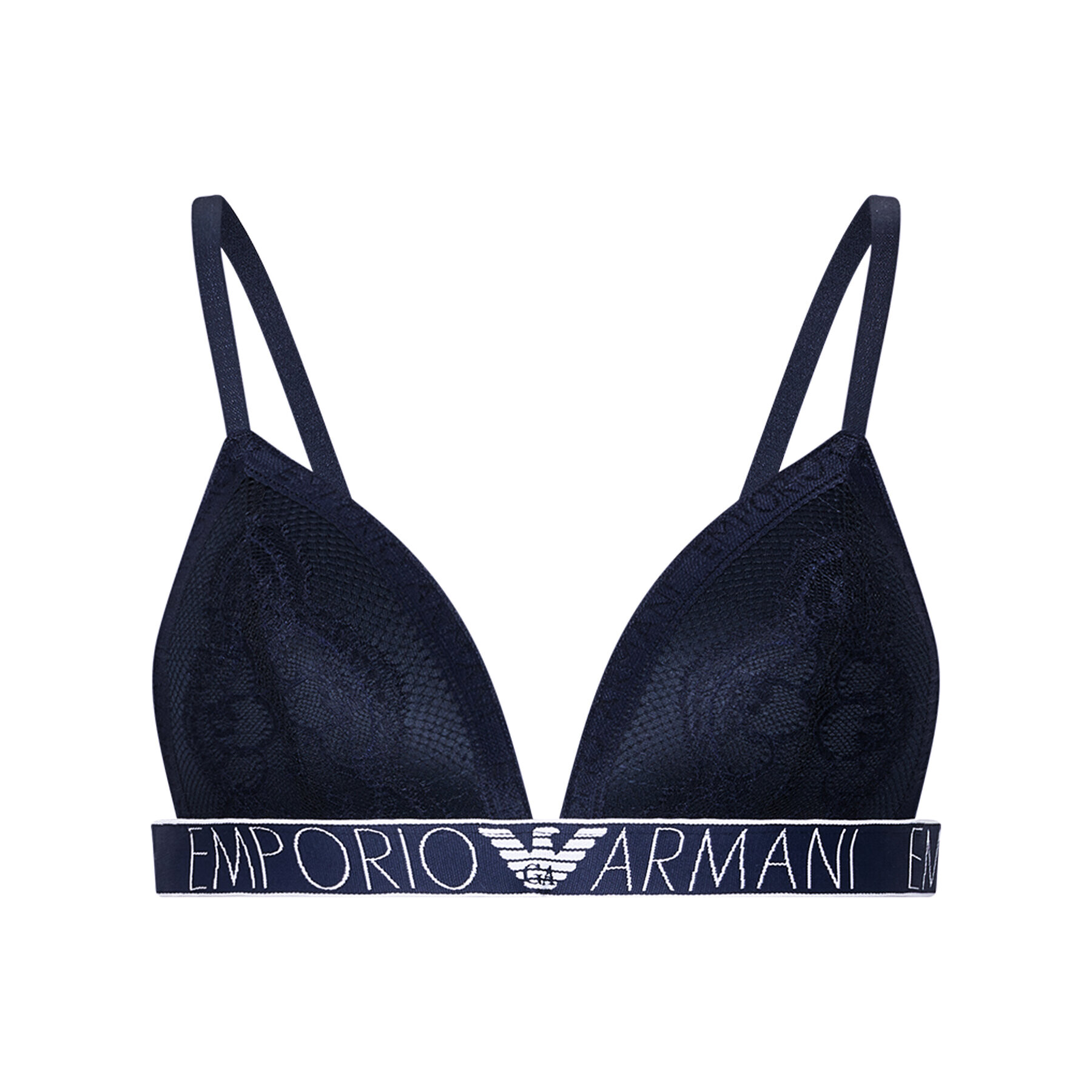 Emporio Armani Underwear Podprsenka Bralette 164298 1P216 00135 Tmavomodrá - Pepit.sk