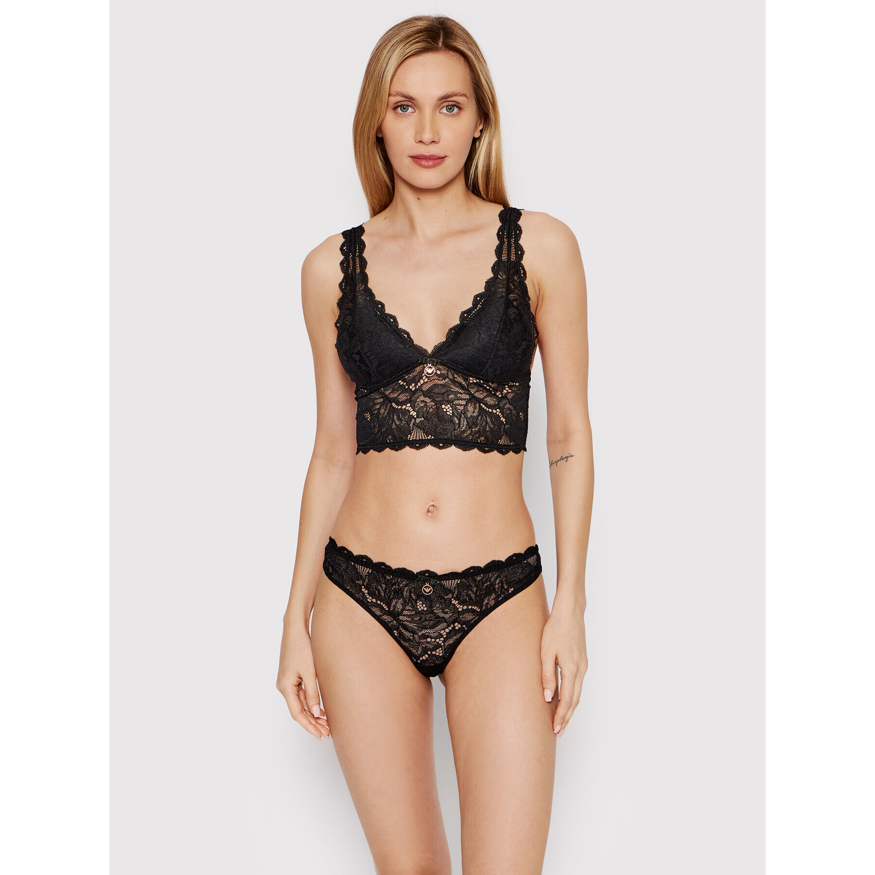 Emporio Armani Underwear Podprsenka Bralette 164313 2R218 00020 Čierna - Pepit.sk