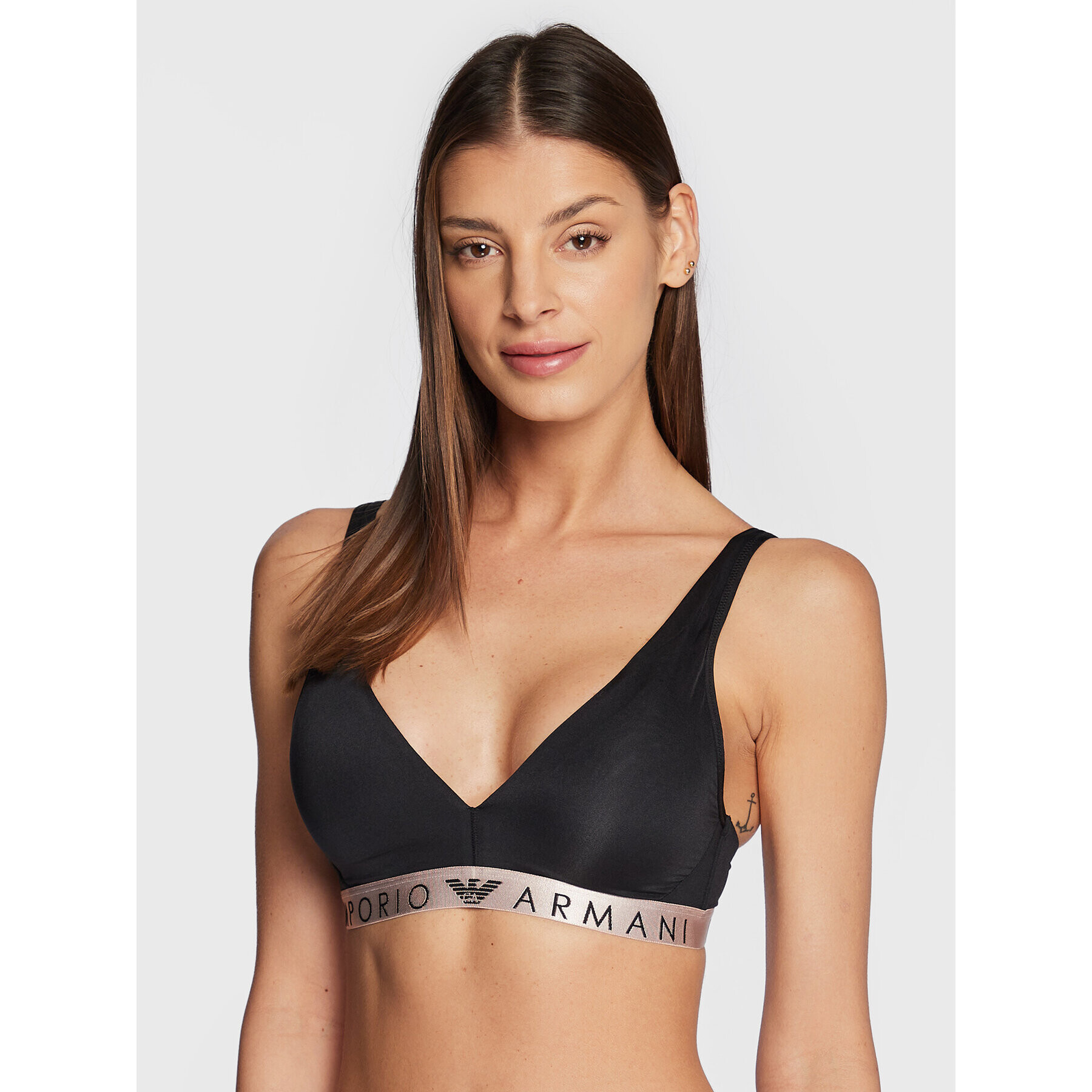 Emporio Armani Underwear Podprsenka Bralette 164530 2F235 00020 Čierna - Pepit.sk