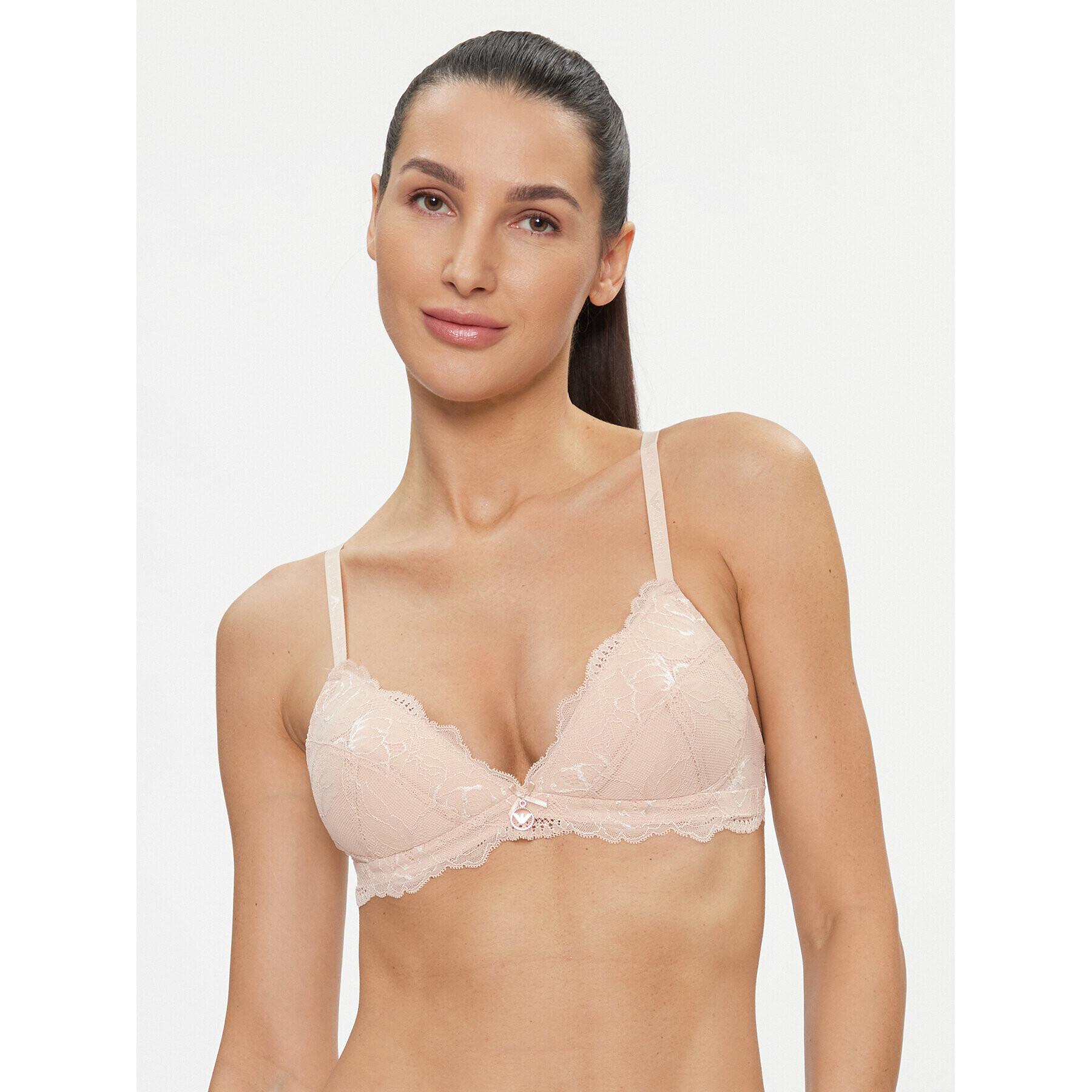 Emporio Armani Underwear Podprsenka Bralette 164603 3F206 03050 Béžová - Pepit.sk