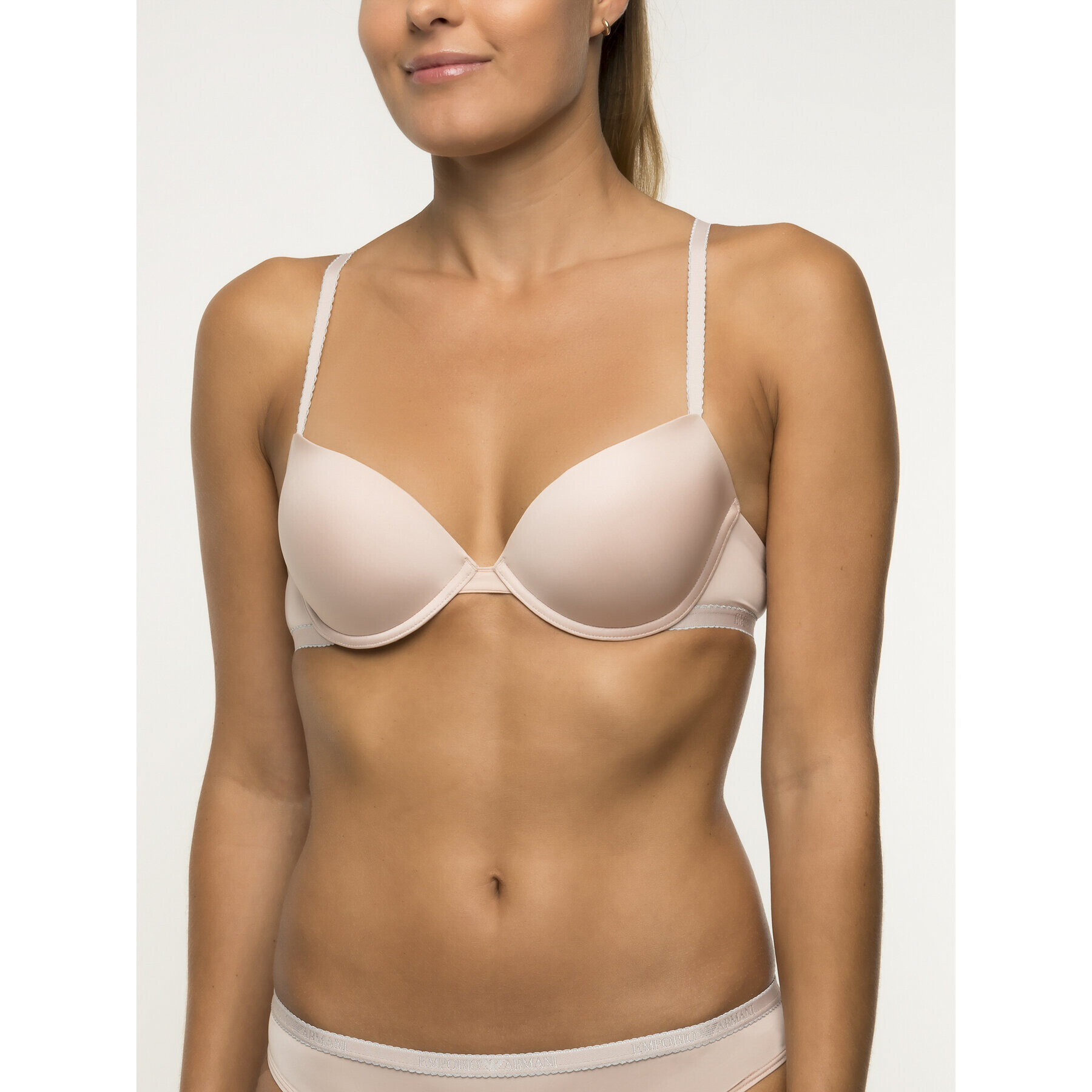 Emporio Armani Underwear Podprsenka Push-up 162394 CC235 03050 Béžová - Pepit.sk