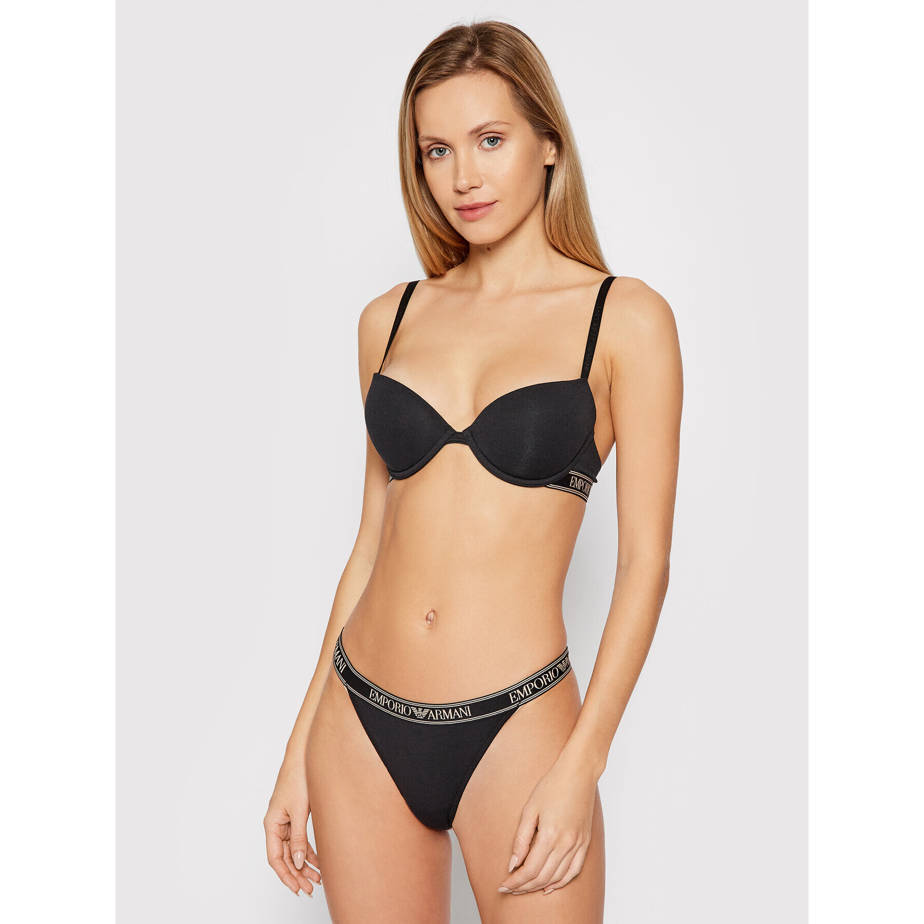 Emporio Armani Underwear Podprsenka Push-up 164394 1A227 00020 Čierna - Pepit.sk