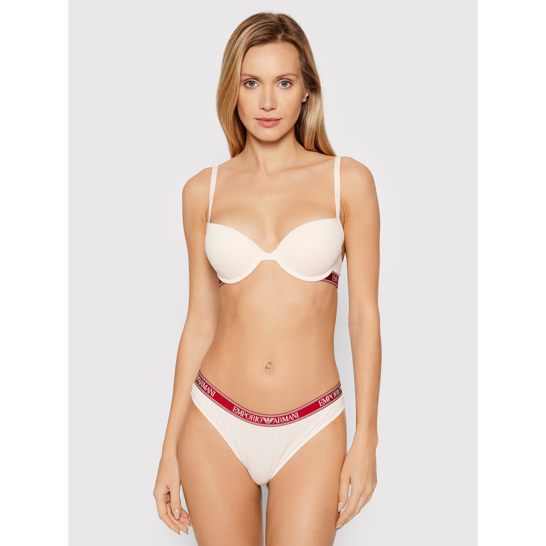 Emporio Armani Underwear Podprsenka Push-up 164394 1A227 01212 Béžová - Pepit.sk